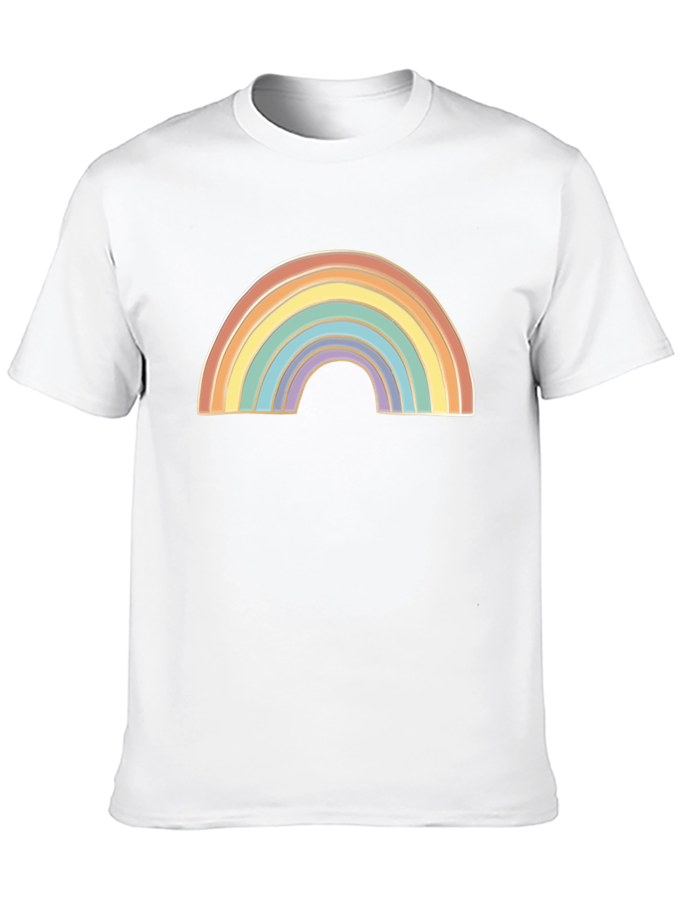 Rainbow Graphic Black T-Shirt