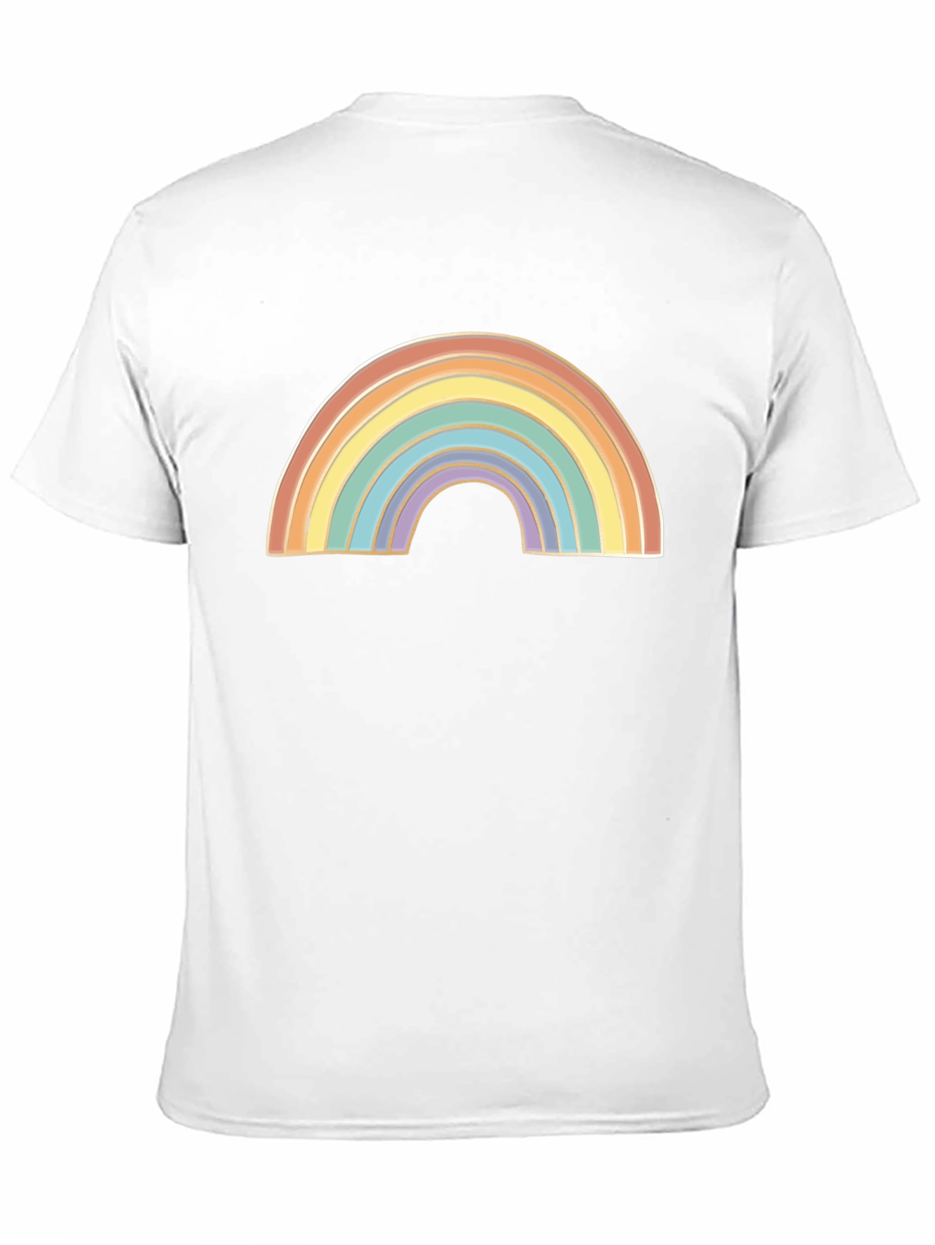Rainbow Graphic Black T-Shirt