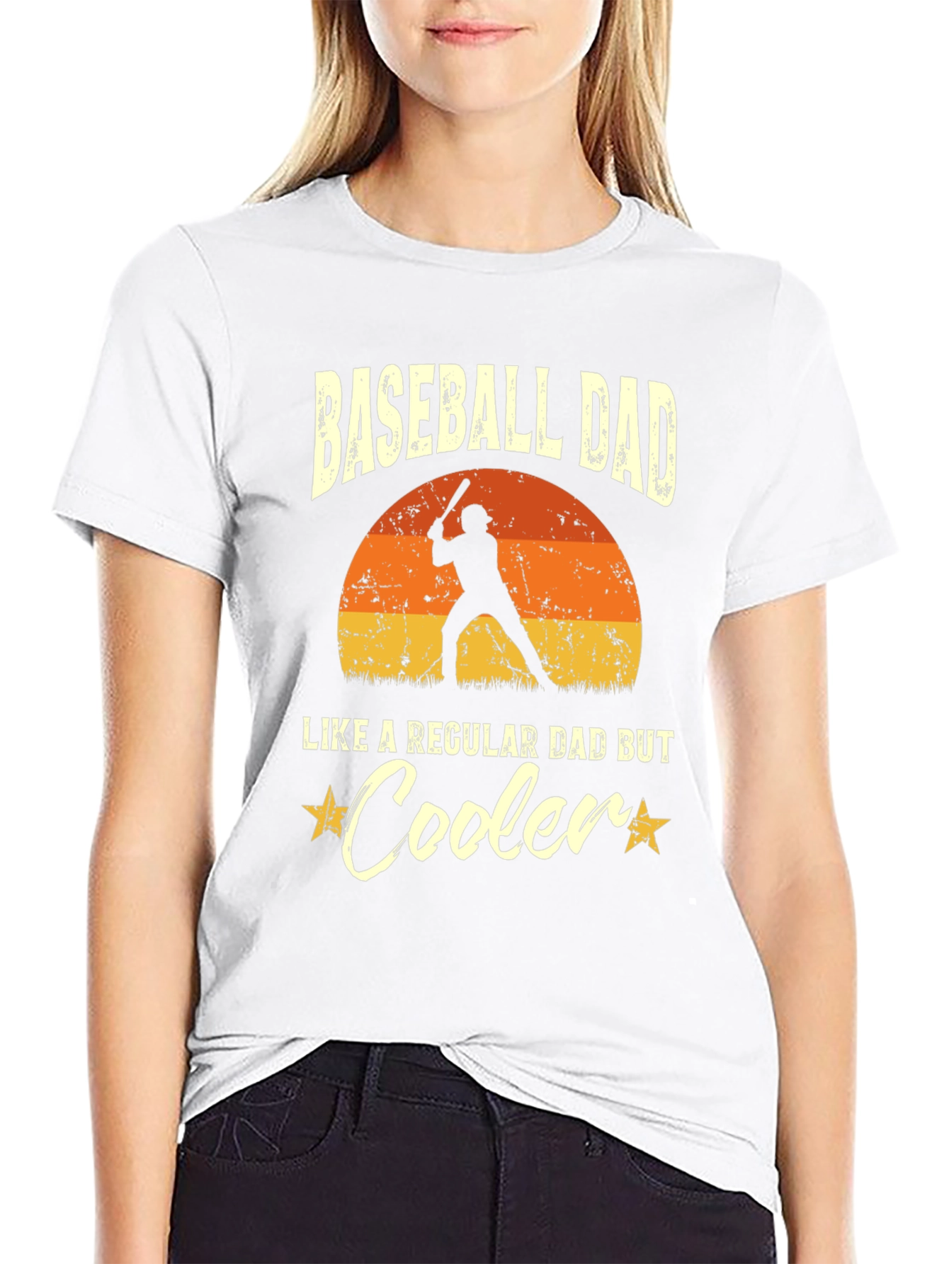 Baseball Dad T-Shirt - Cooler Than Regular Dads!