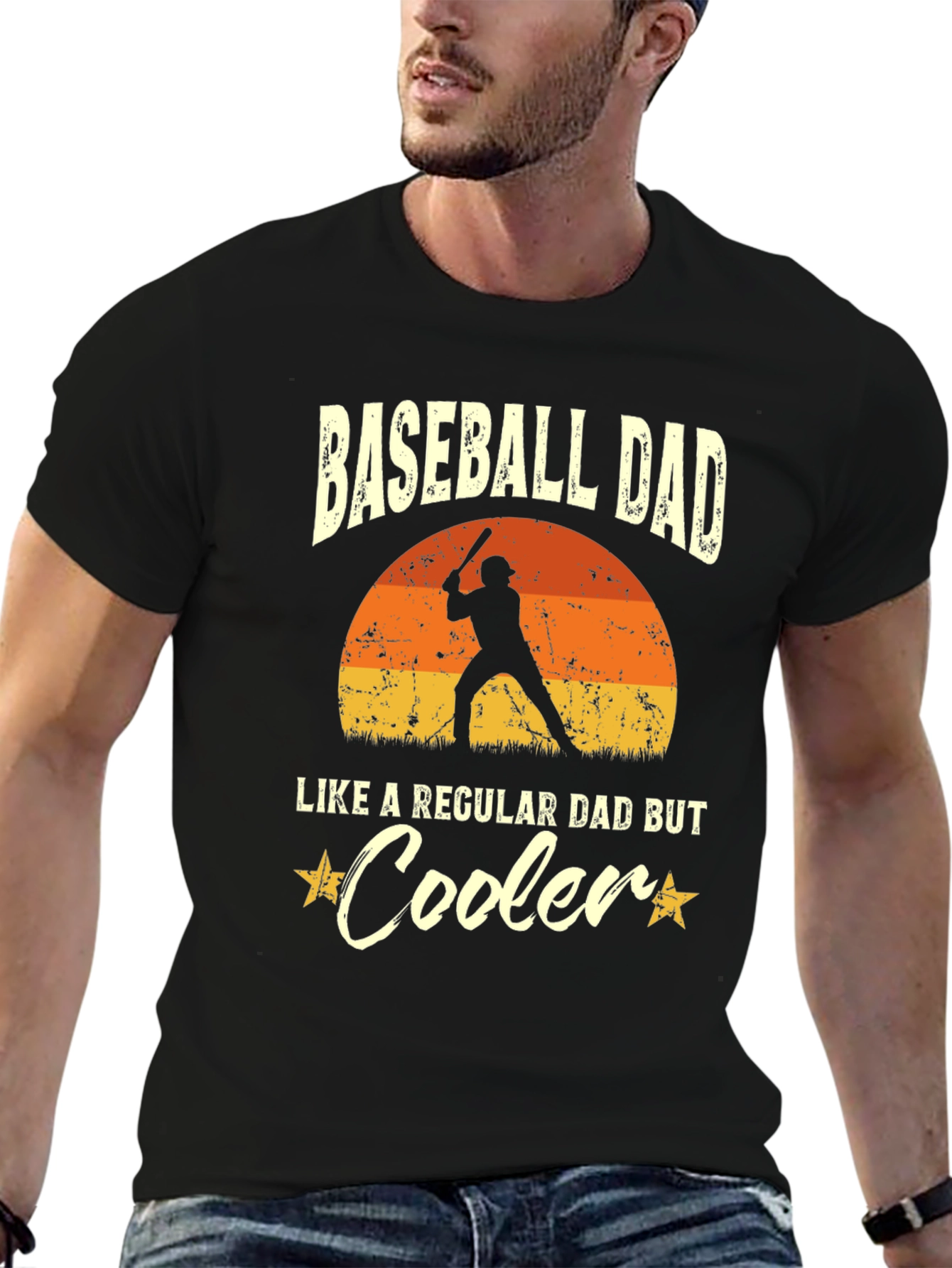 Baseball Dad T-Shirt - Cooler Than Regular Dads!