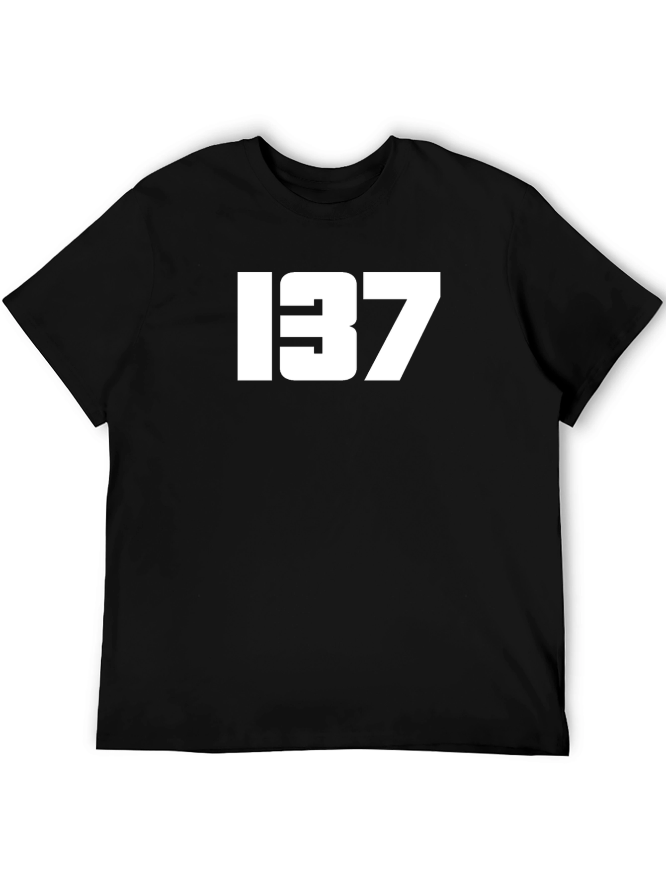 Bold 137 Graphic Black T-Shirt