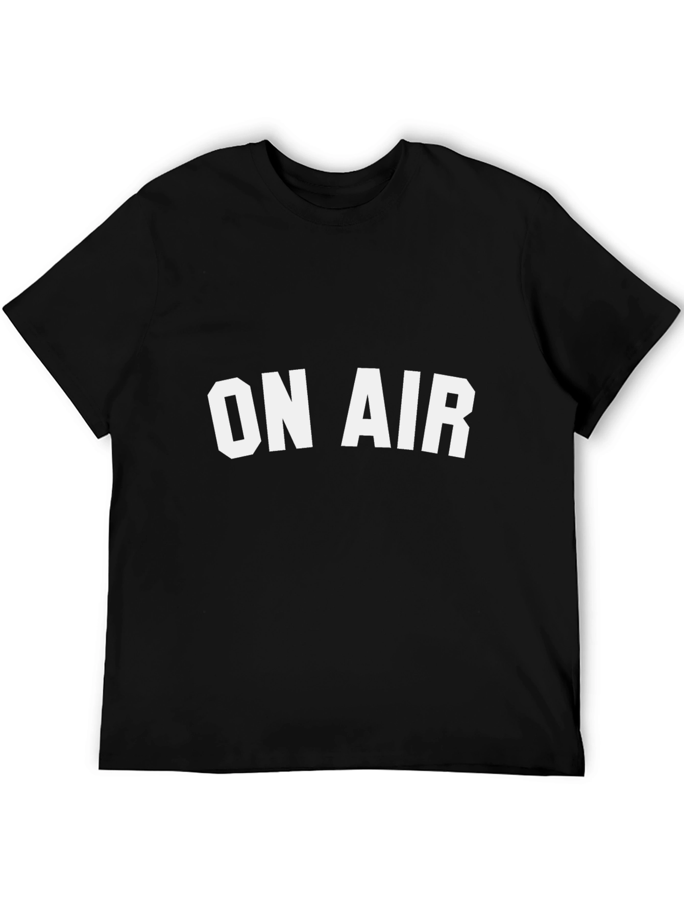 On Air Black Graphic Tee Shirt