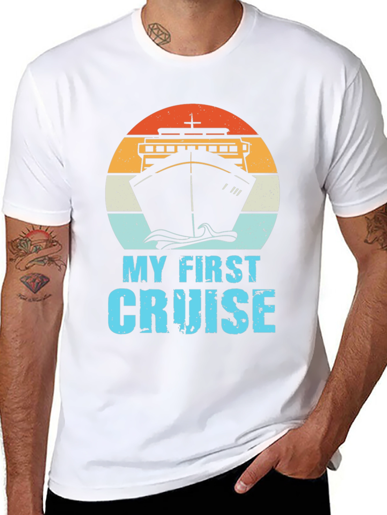 My First Cruise T-Shirt - Nautical Vacation Tee