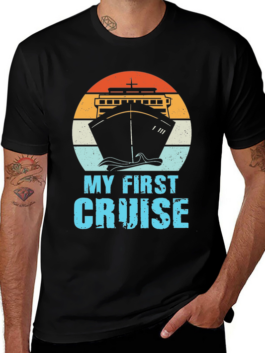 My First Cruise T-Shirt - Nautical Vacation Tee