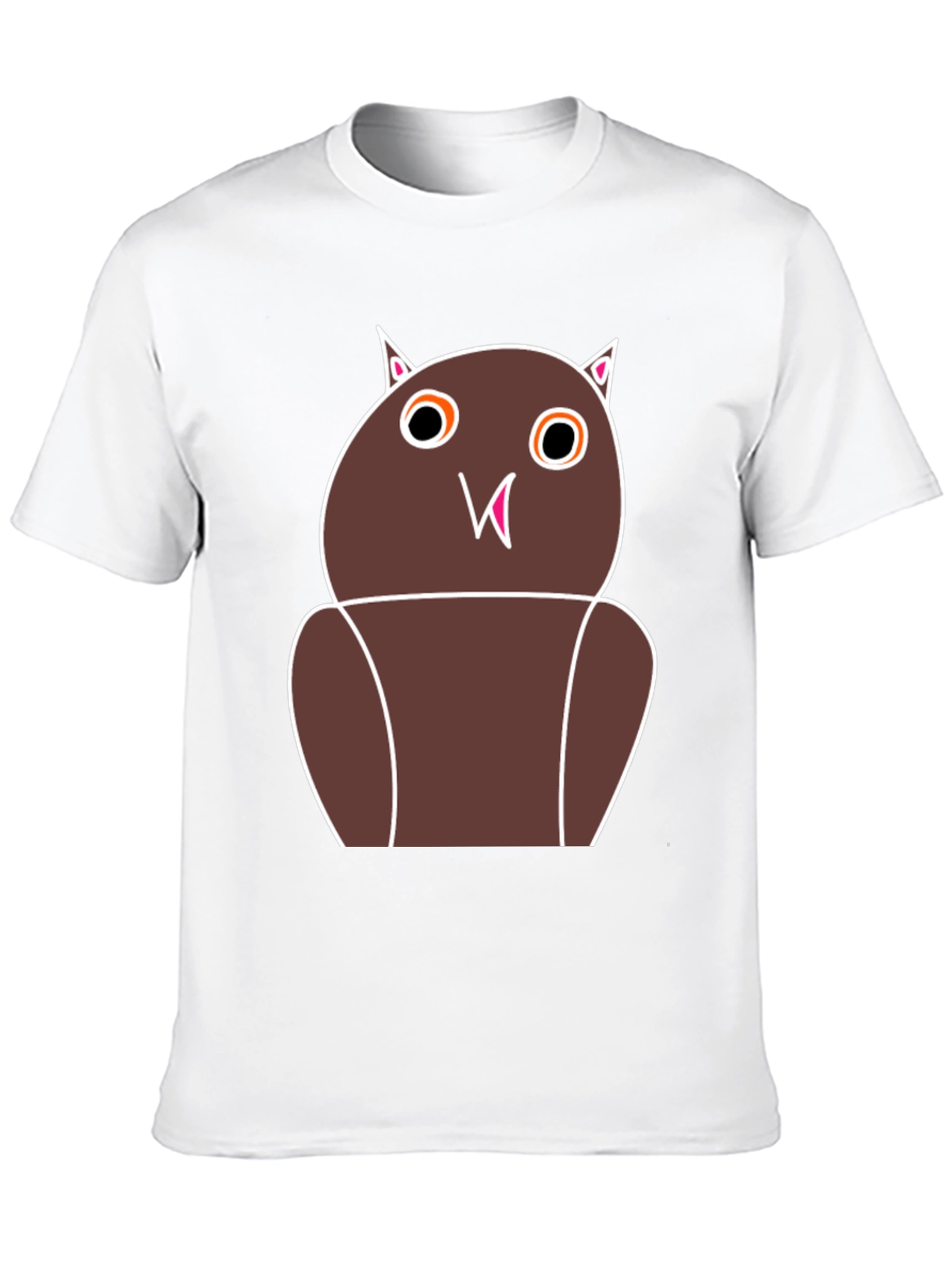 Funny Owl Graphic Tee - Unisex Black T-Shirt