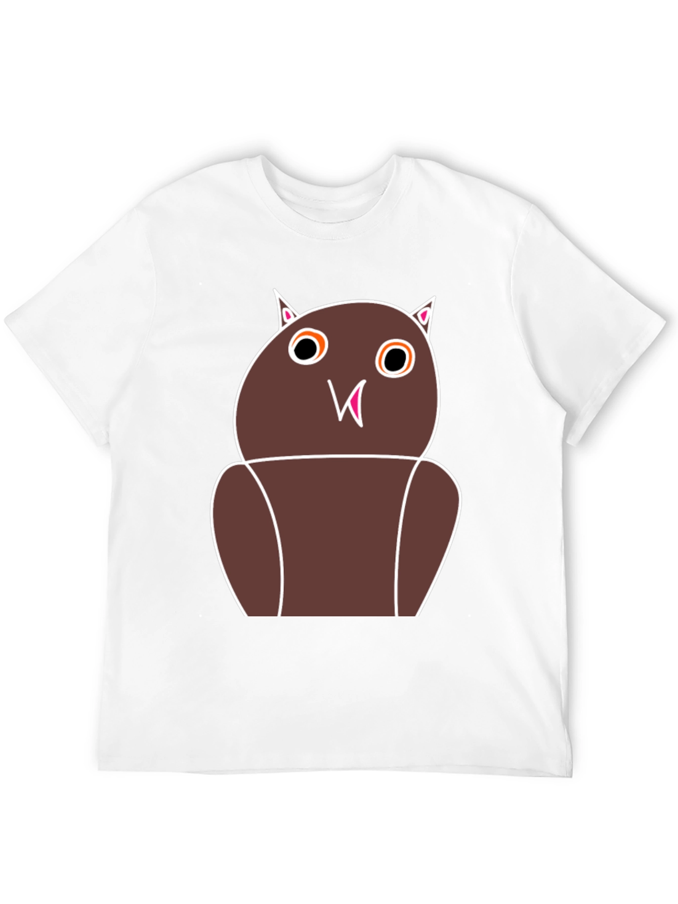 Funny Owl Graphic Tee - Unisex Black T-Shirt