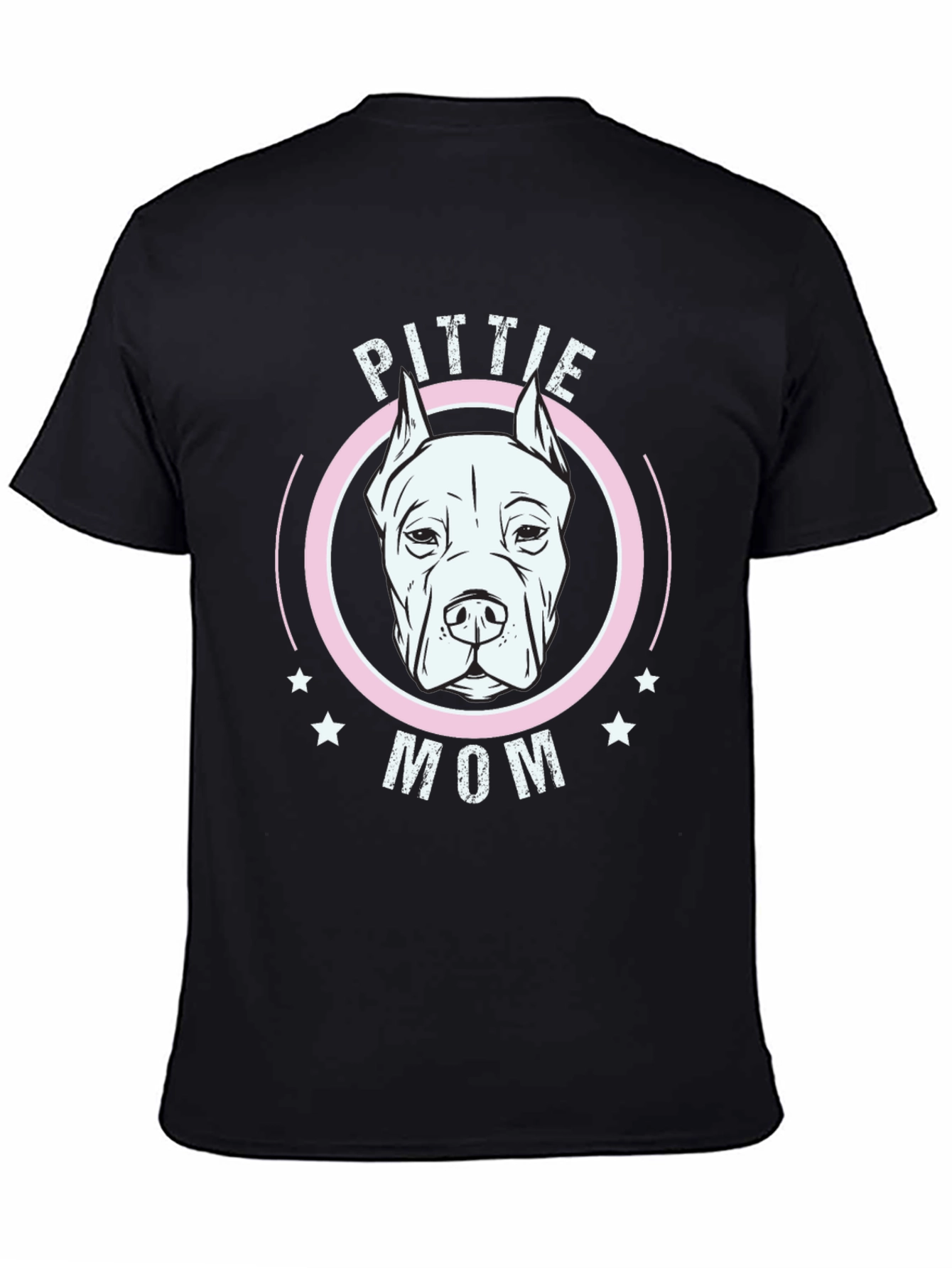 Pittie Mom Graphic T-Shirt - Dog Lover Tee