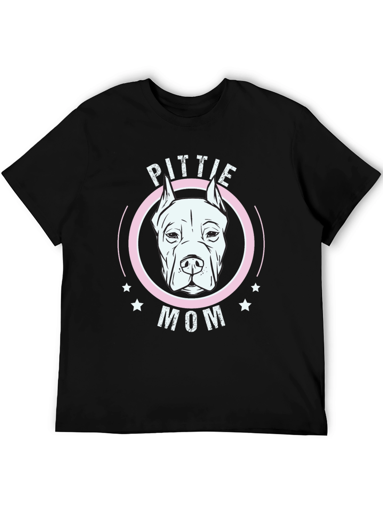Pittie Mom Graphic T-Shirt - Dog Lover Tee