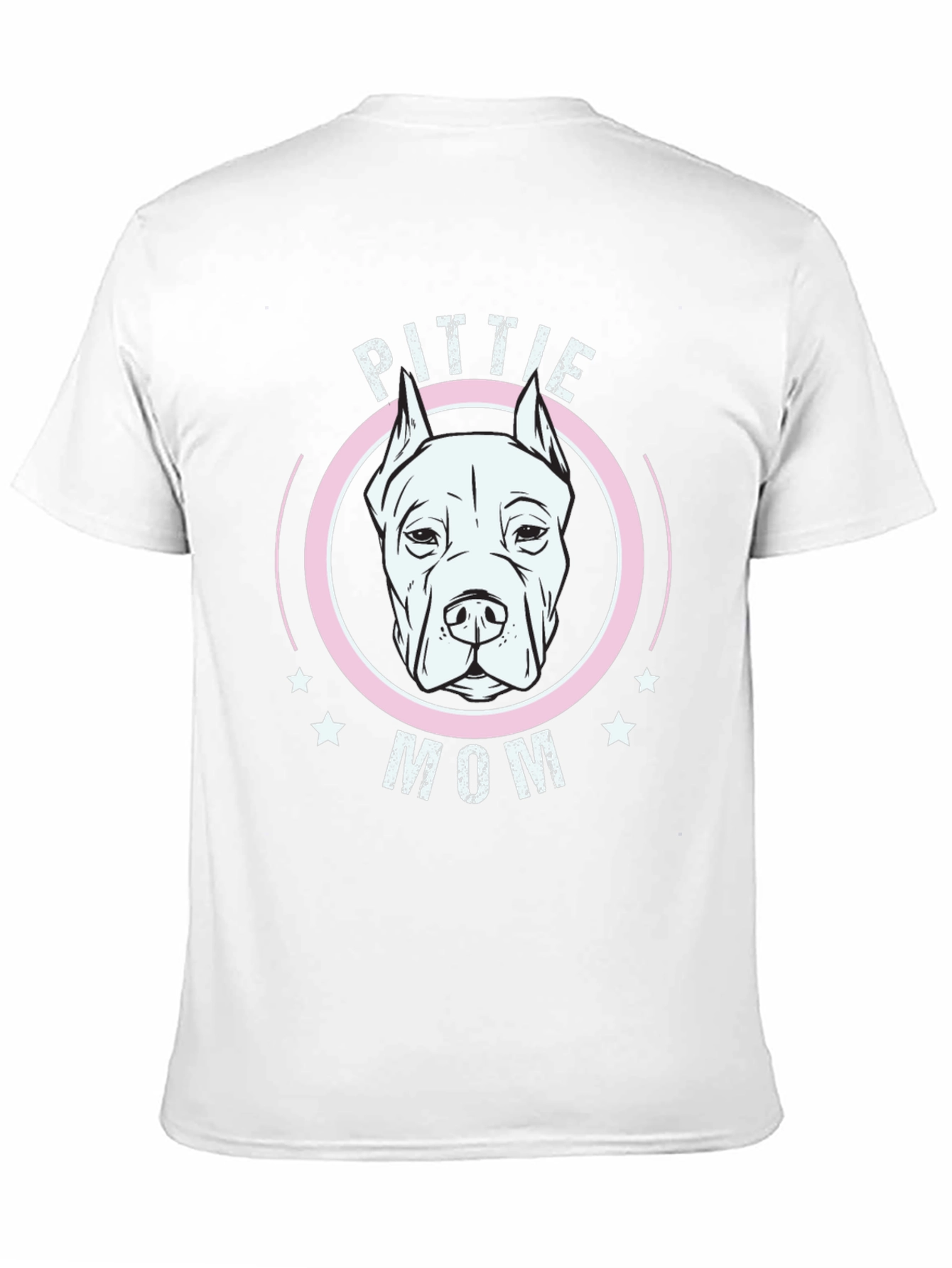 Pittie Mom Graphic T-Shirt - Dog Lover Tee