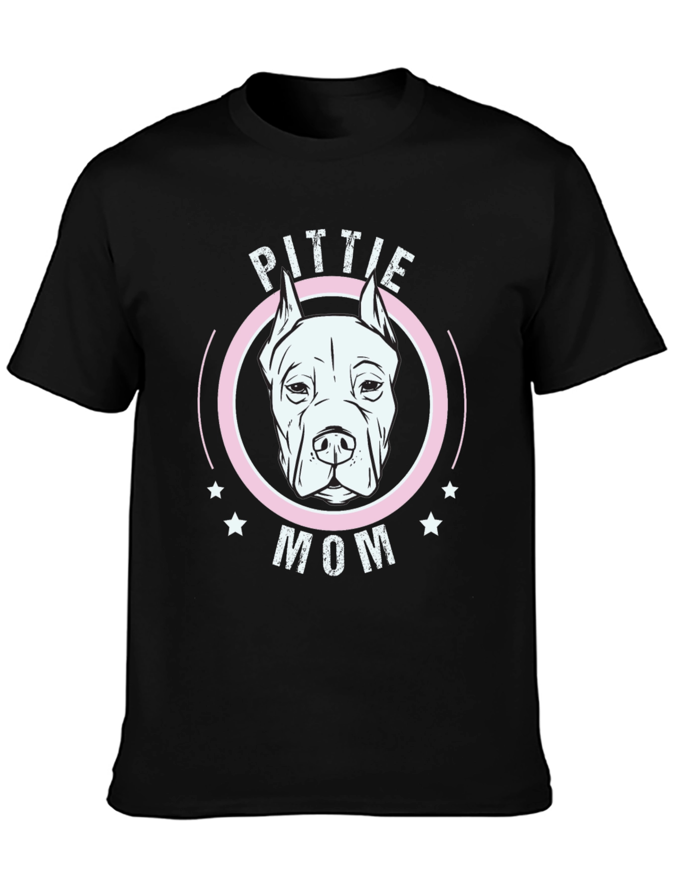 Pittie Mom Graphic T-Shirt - Dog Lover Tee