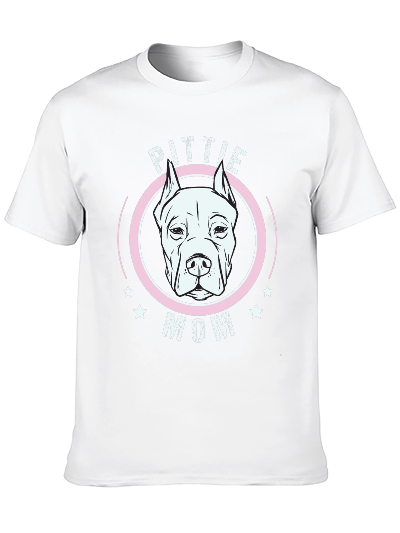 Pittie Mom Graphic T-Shirt - Dog Lover Tee