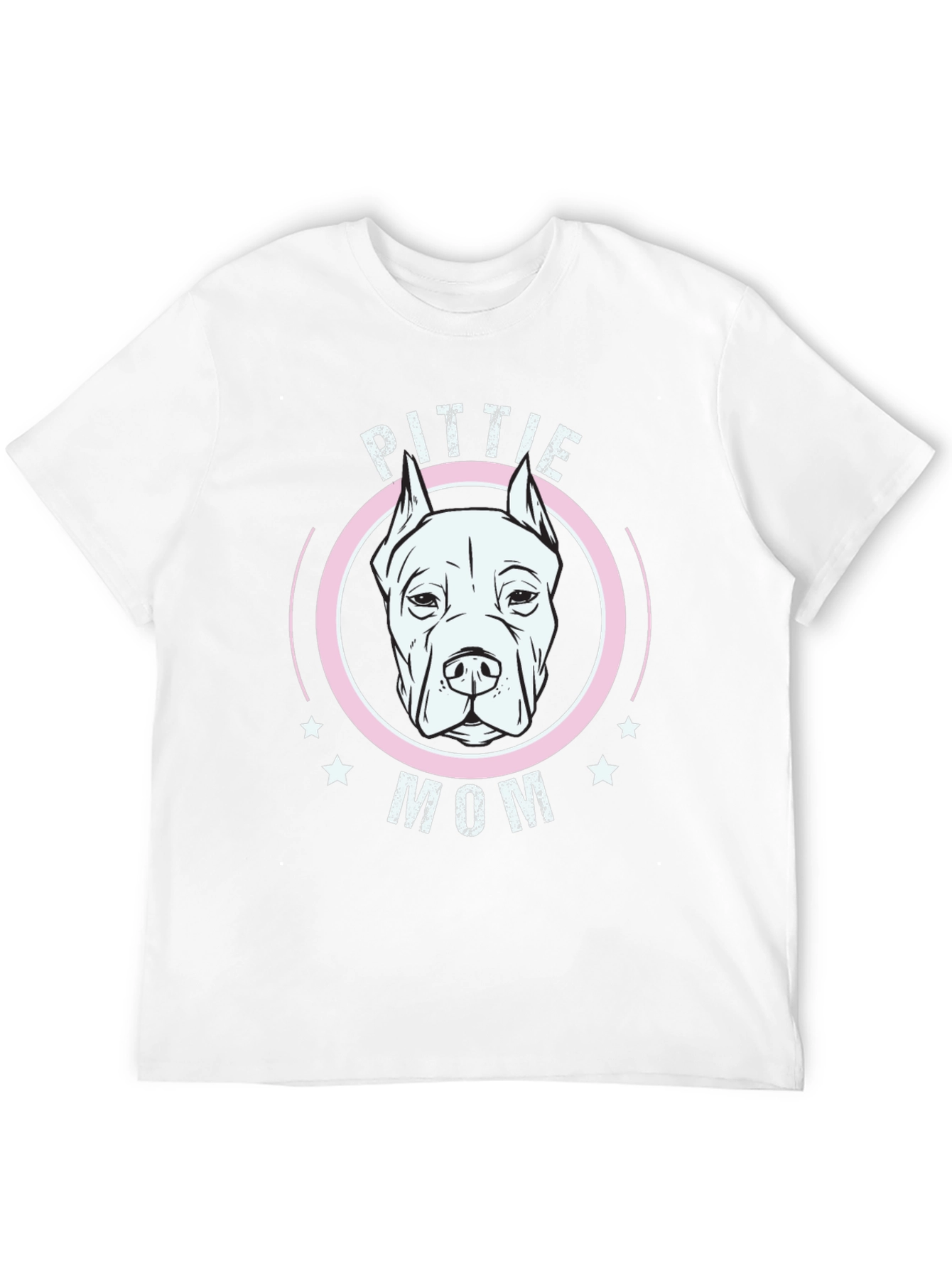 Pittie Mom Graphic T-Shirt - Dog Lover Tee
