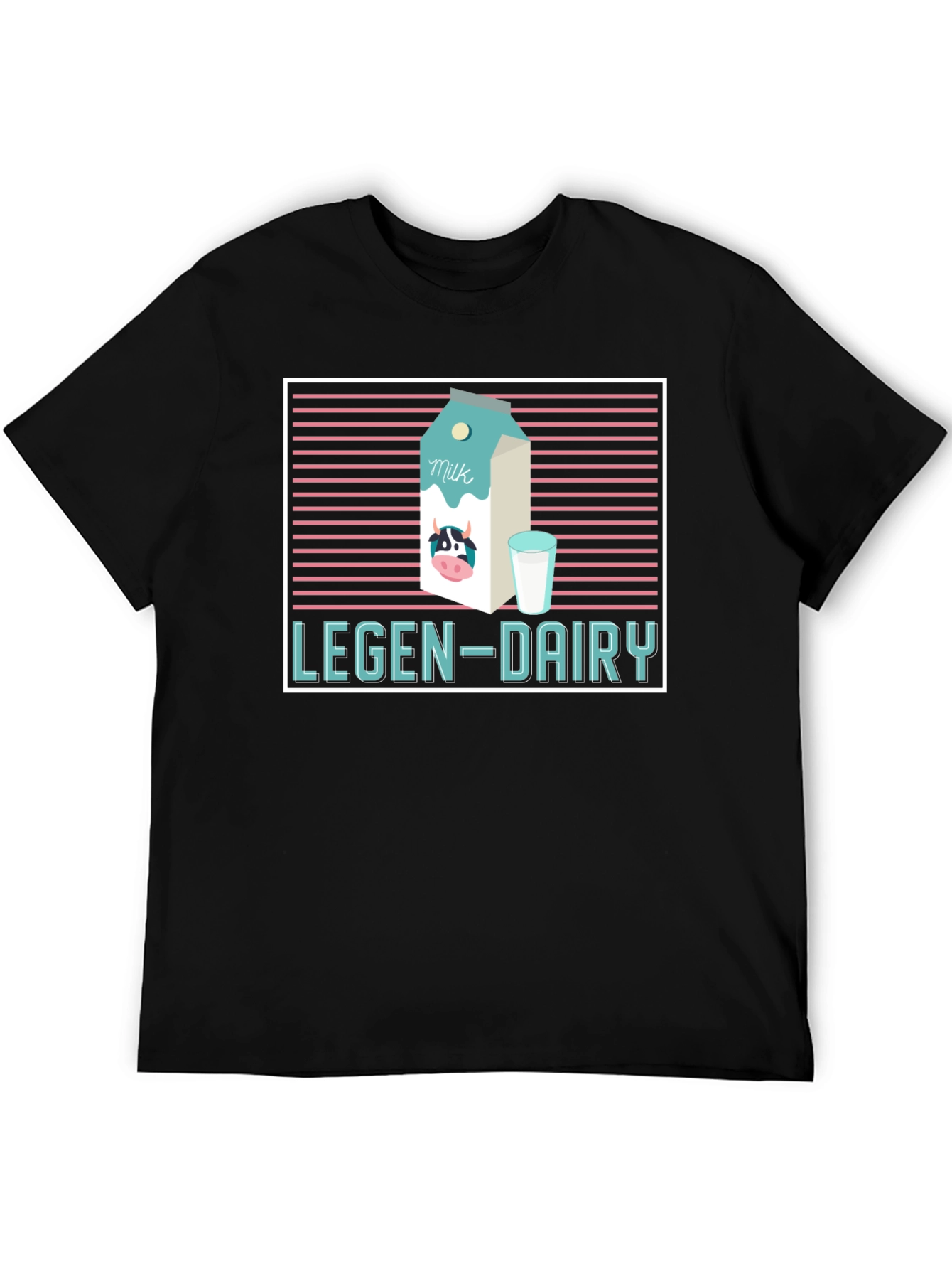 Legen-Dairy Graphic Tee - Milk Lovers T-Shirt