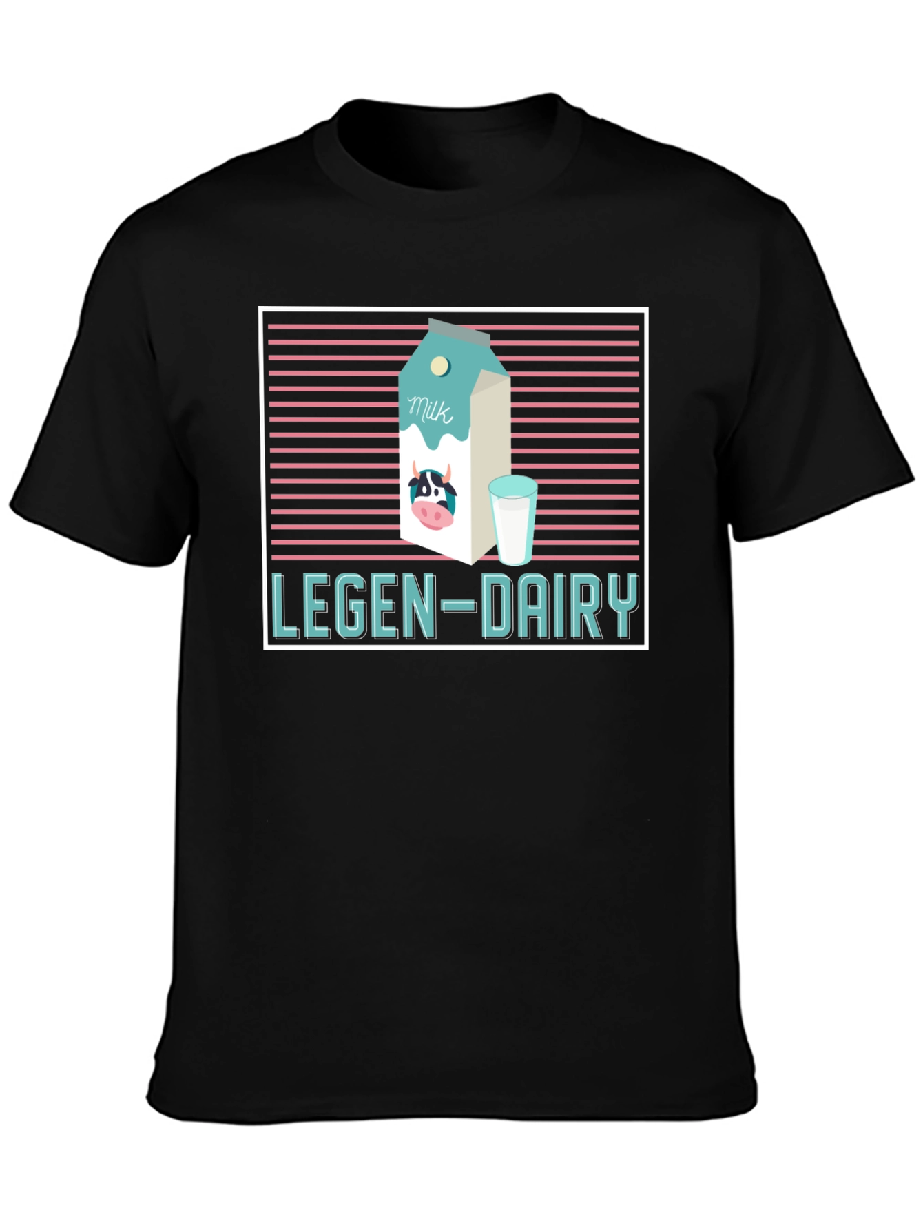 Legen-Dairy Graphic Tee - Milk Lovers T-Shirt