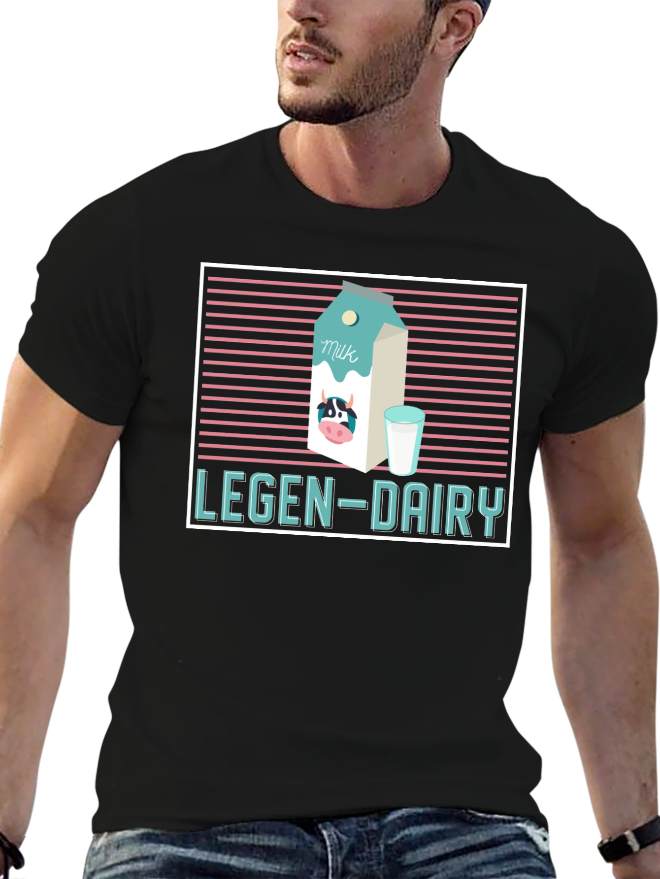 Legen-Dairy Graphic Tee - Milk Lovers T-Shirt