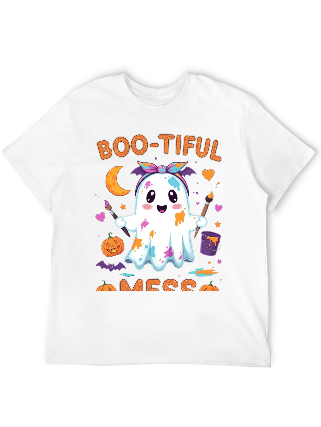 Boo-tiful Mess Halloween Graphic T-Shirt