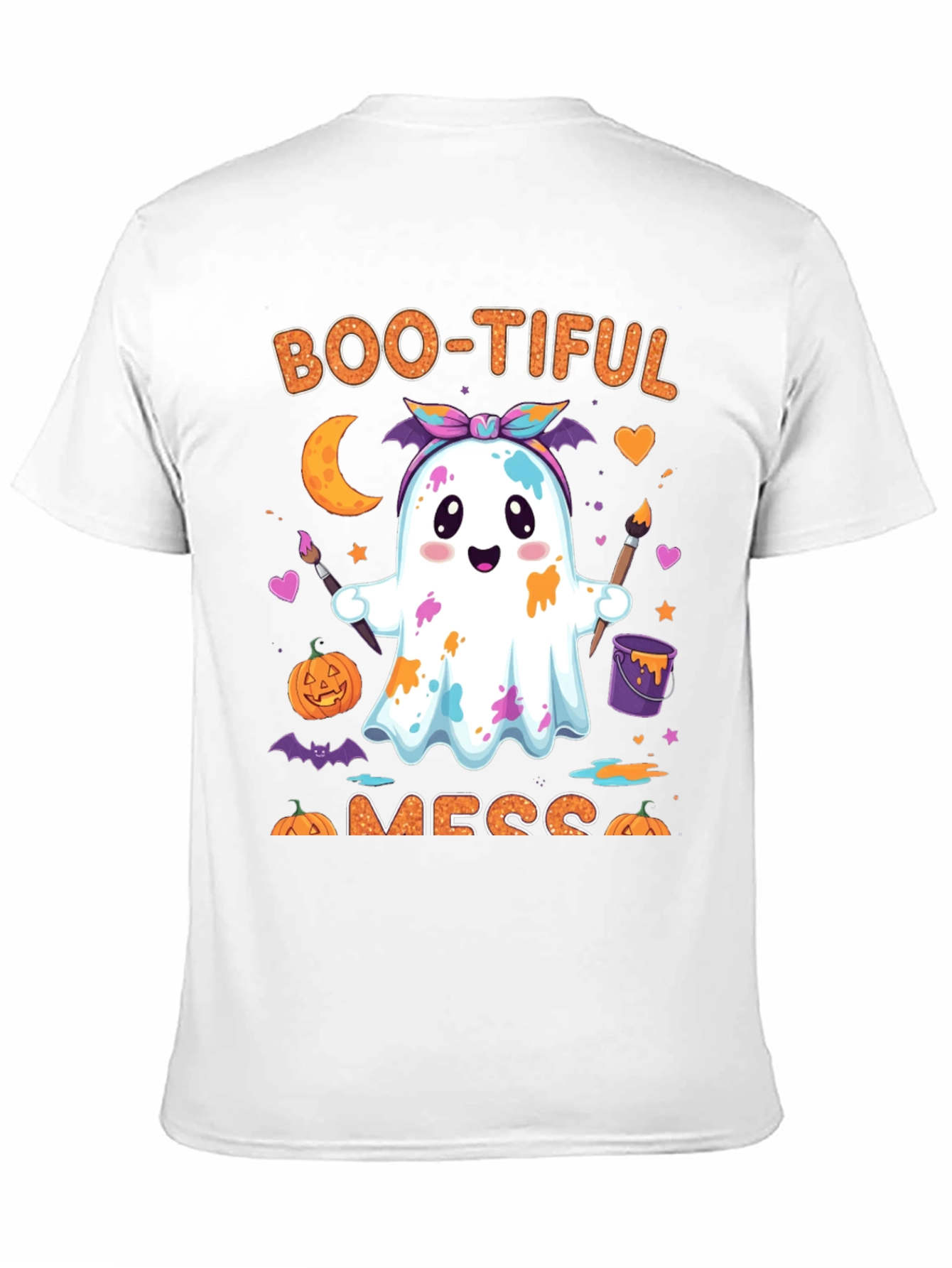 Boo-tiful Mess Halloween Graphic T-Shirt
