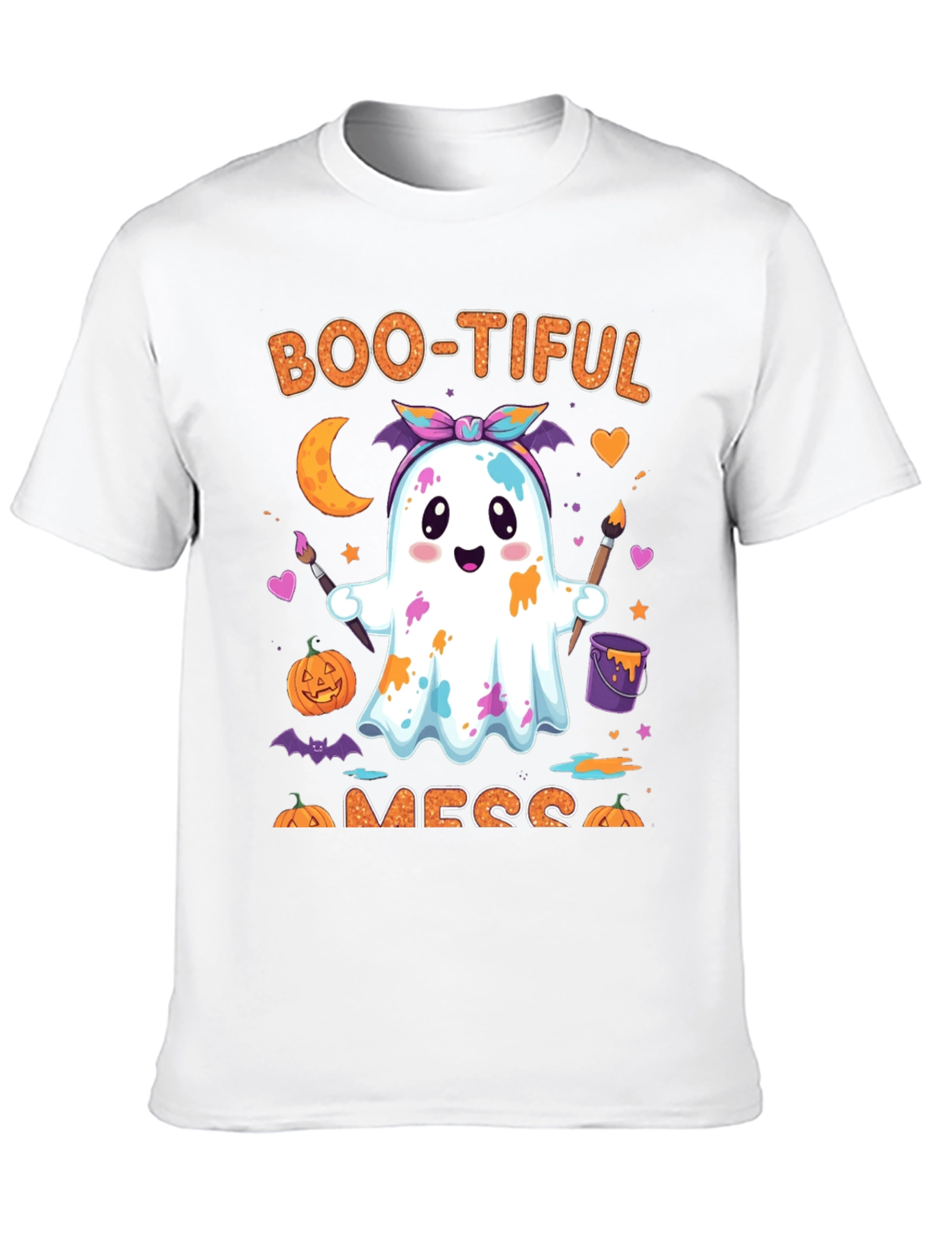 Boo-tiful Mess Halloween Graphic T-Shirt