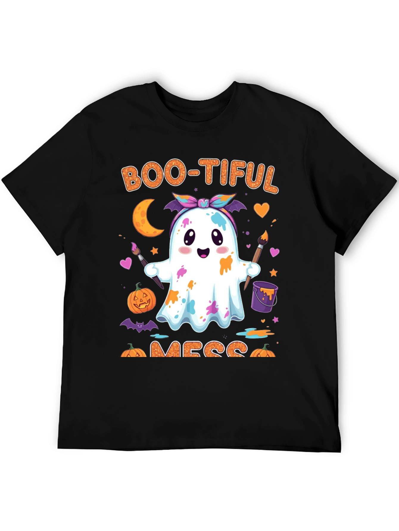 Boo-tiful Mess Halloween Graphic T-Shirt