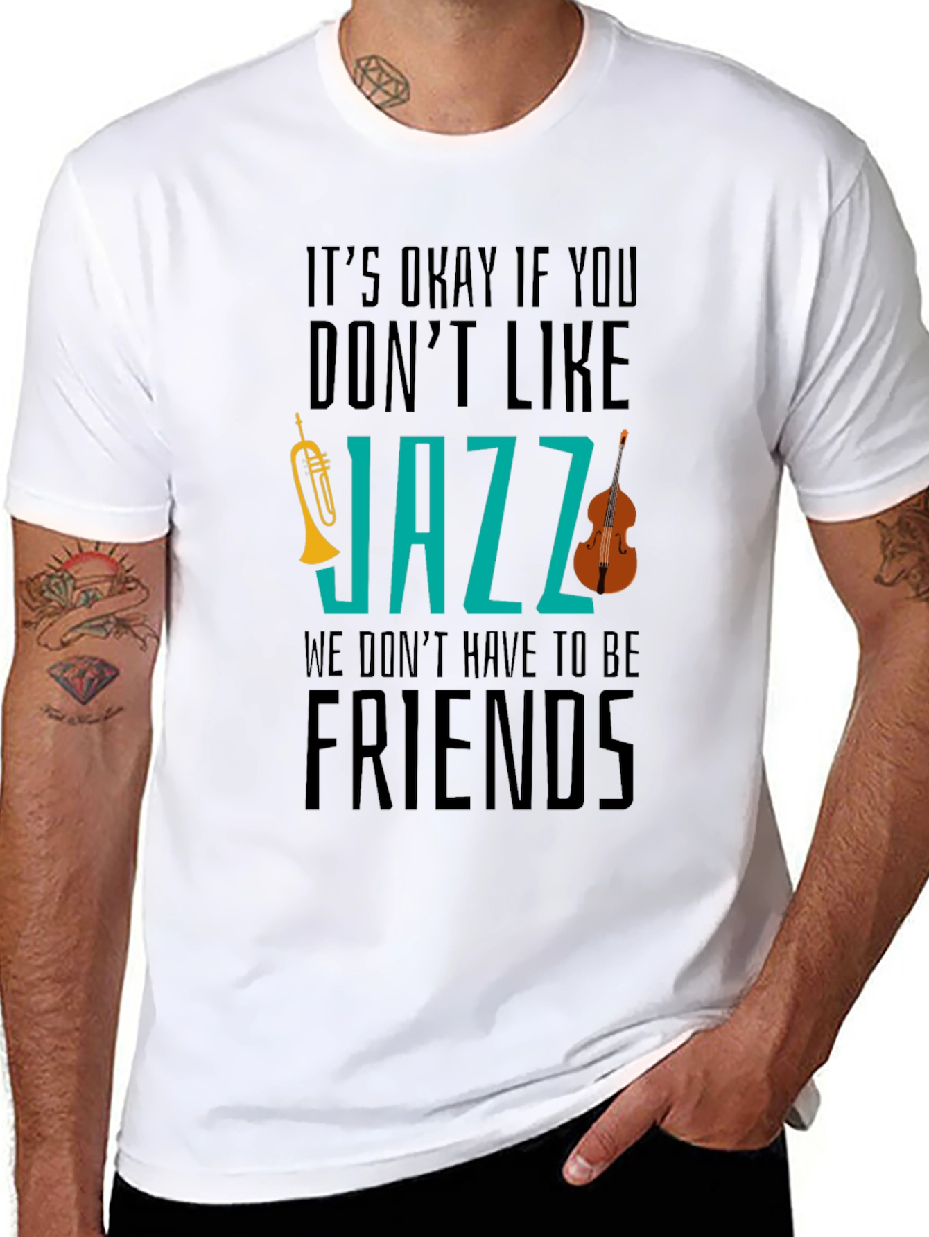 Jazz Music Lover Graphic T-Shirt