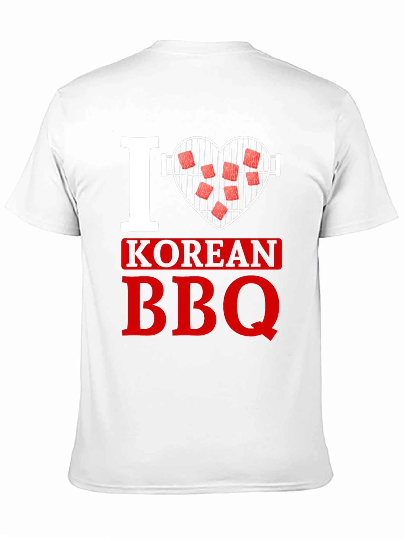 I Love Korean BBQ Graphic T-Shirt