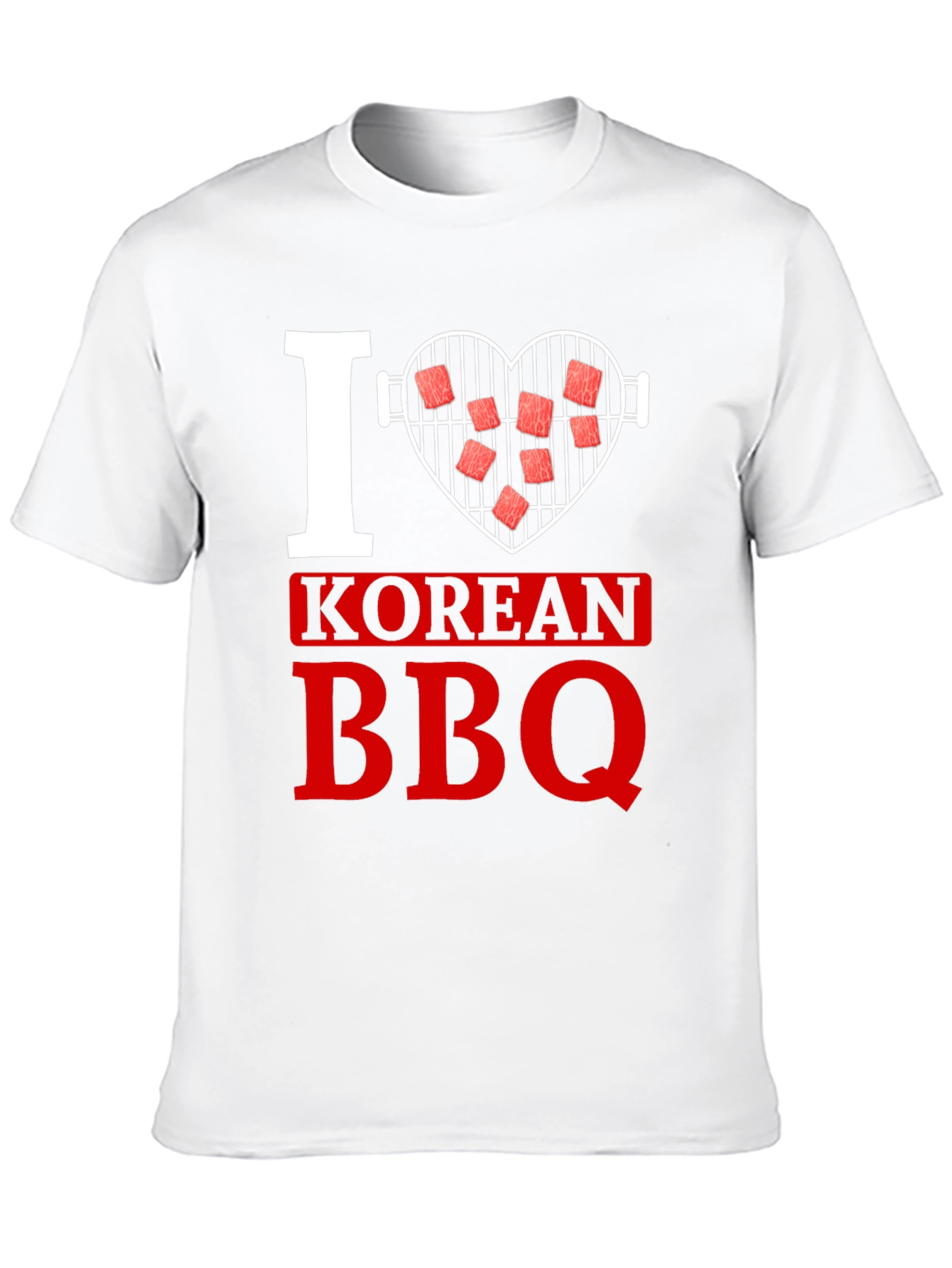 I Love Korean BBQ Graphic T-Shirt