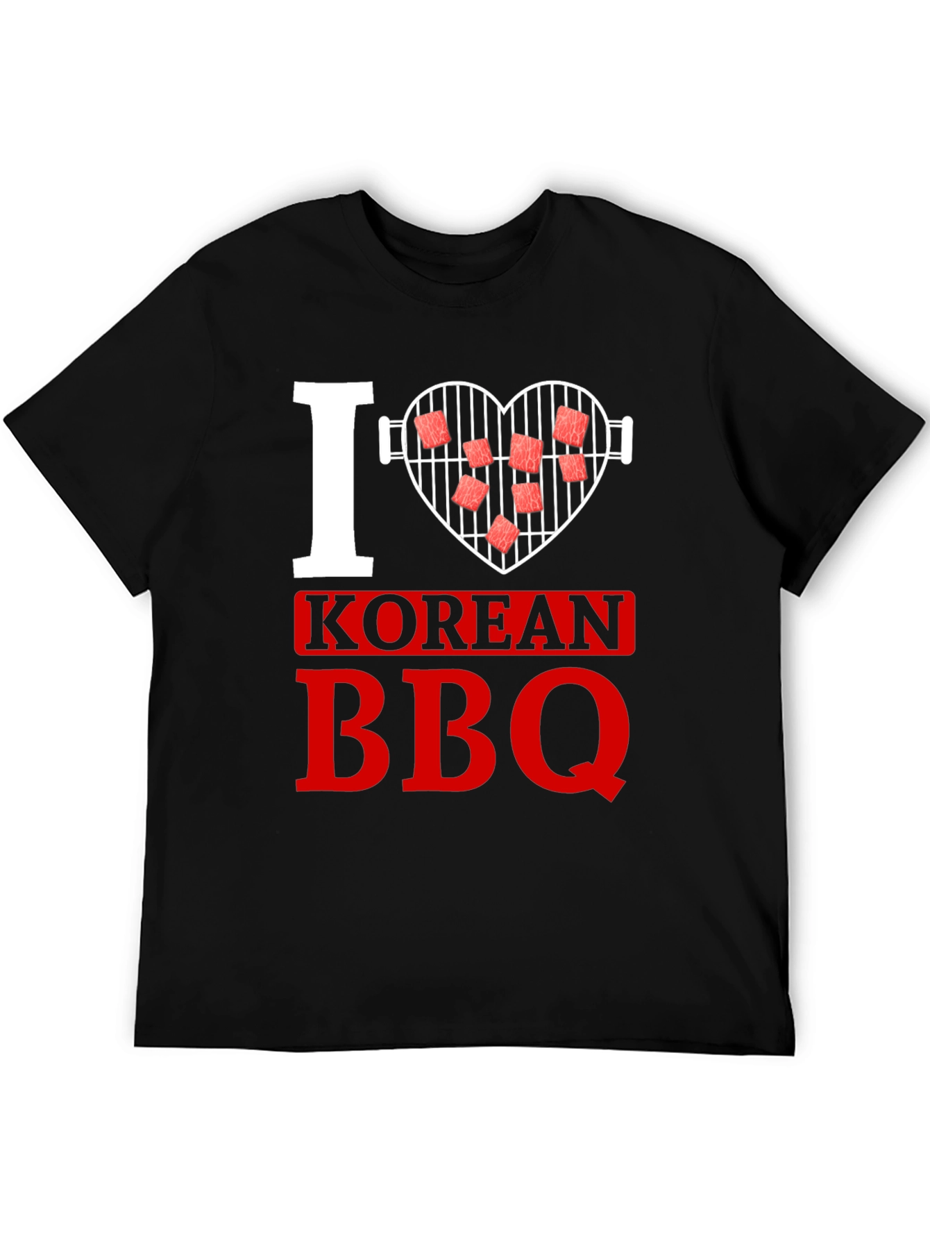 I Love Korean BBQ Graphic T-Shirt