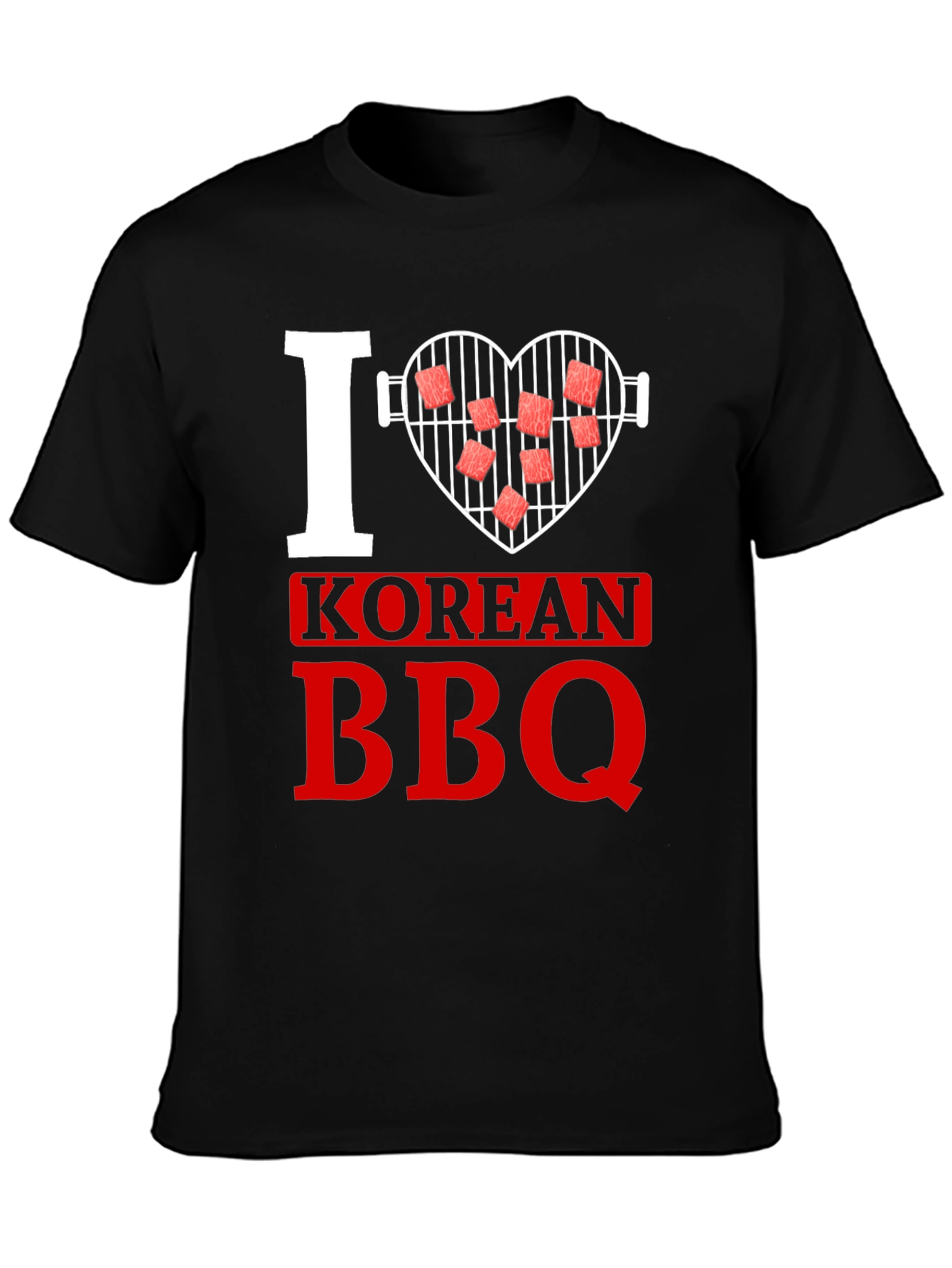 I Love Korean BBQ Graphic T-Shirt
