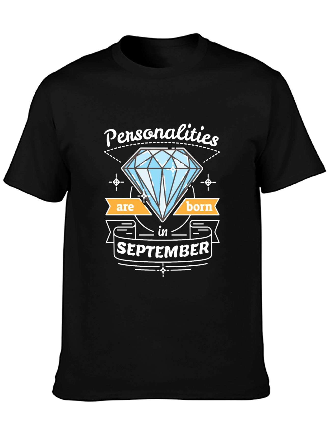 September Birthday Diamond T-Shirt