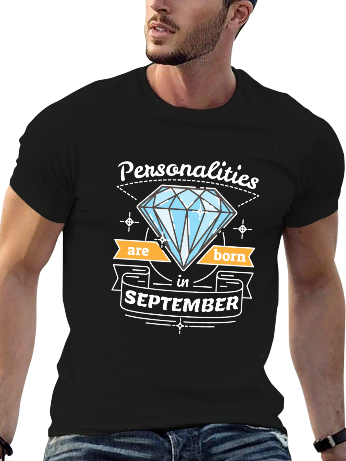 September Birthday Diamond T-Shirt