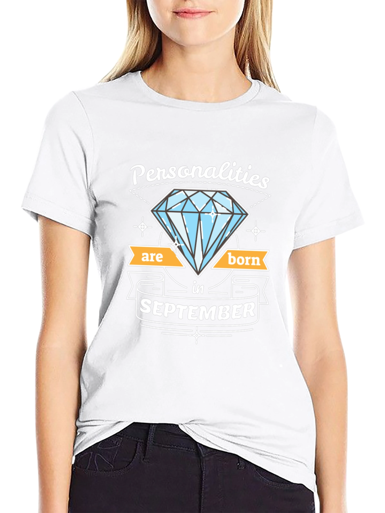 September Birthday Diamond T-Shirt