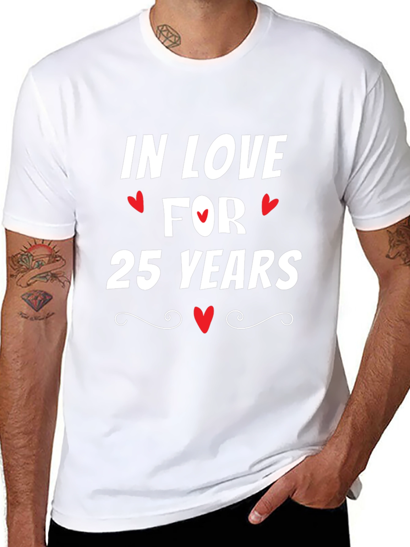 In Love For 25 Years Anniversary T-Shirt