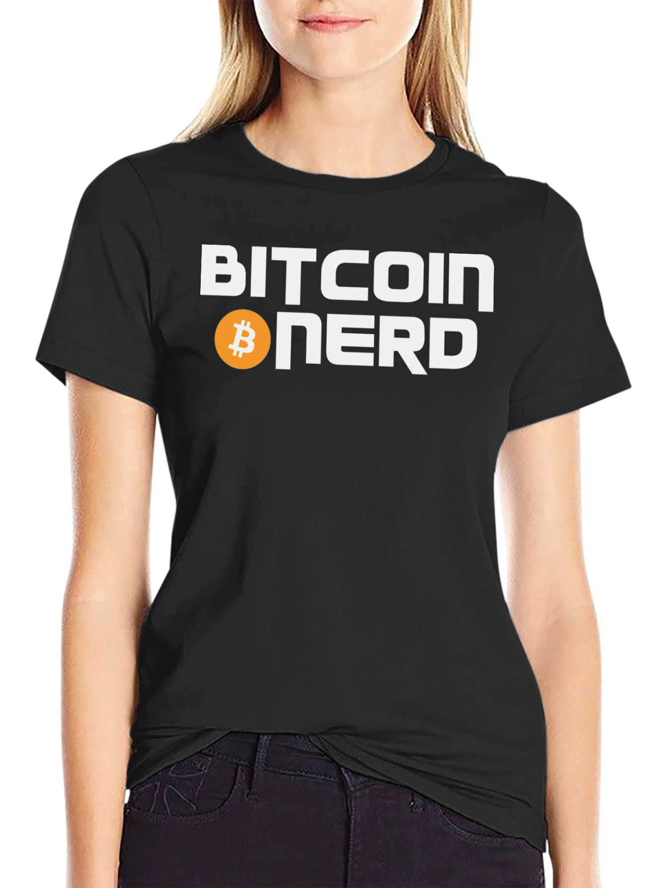Bitcoin Nerd Graphic T-Shirt - Cryptocurrency Tee