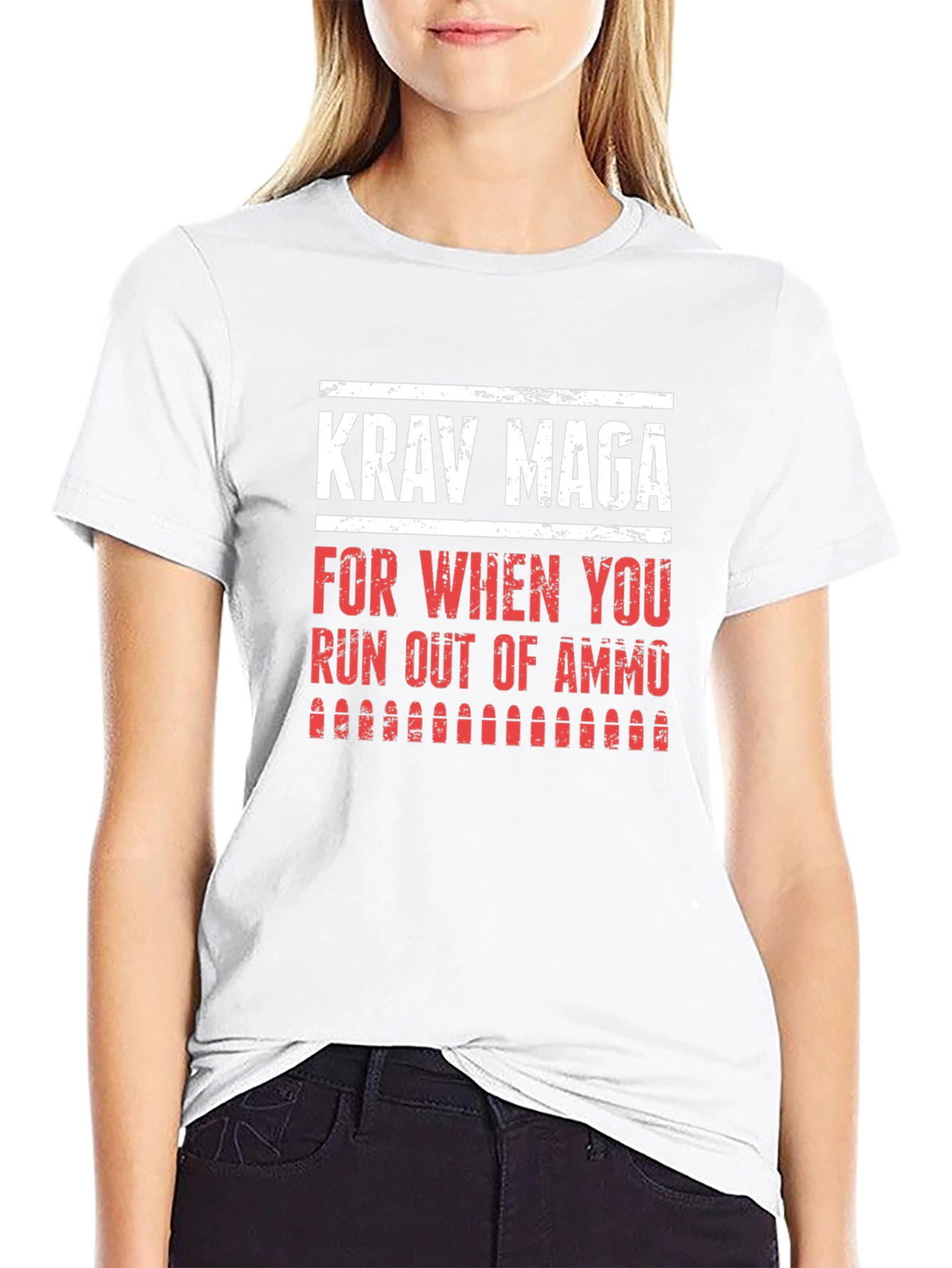 Krav Maga Out of Ammo Graphic T-Shirt