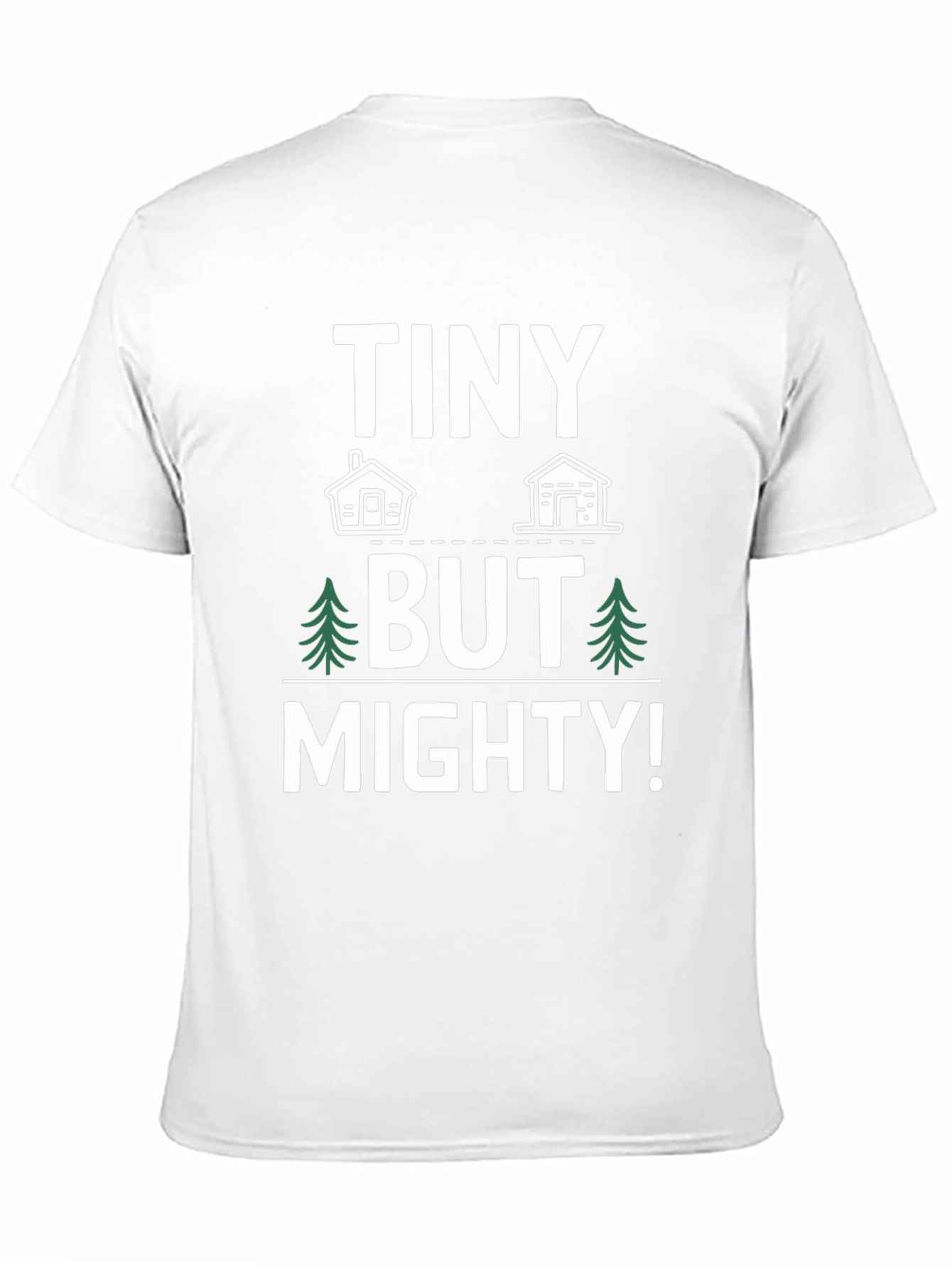 Tiny But Mighty Graphic Tee - Black Cotton