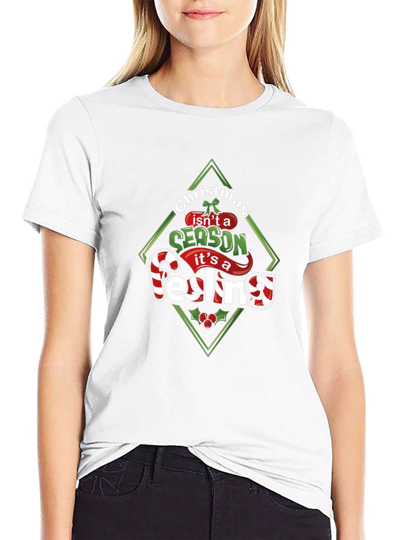 Christmas Feeling Graphic T-Shirt - Holiday Season Tee