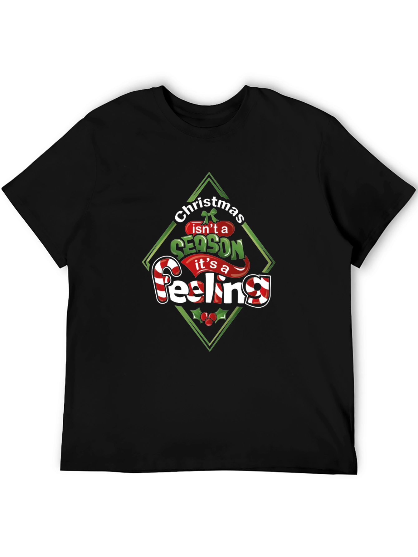 Christmas Feeling Graphic T-Shirt - Holiday Season Tee