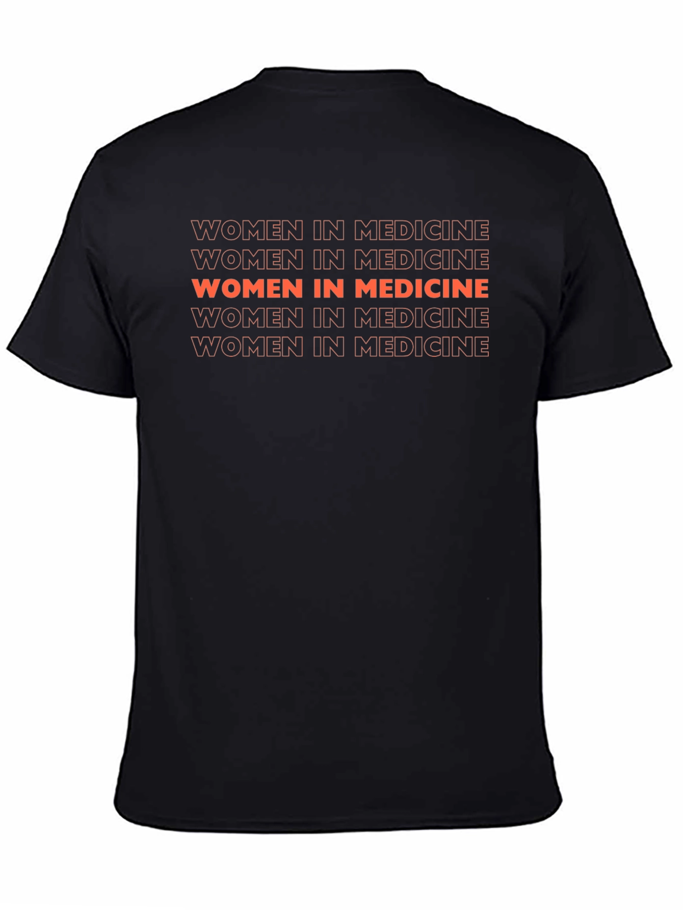 Women in Medicine Graphic Tee - Black