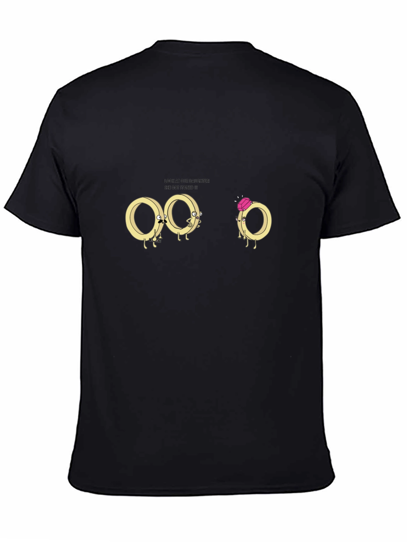 Funny Ring Cartoon Graphic T-Shirt