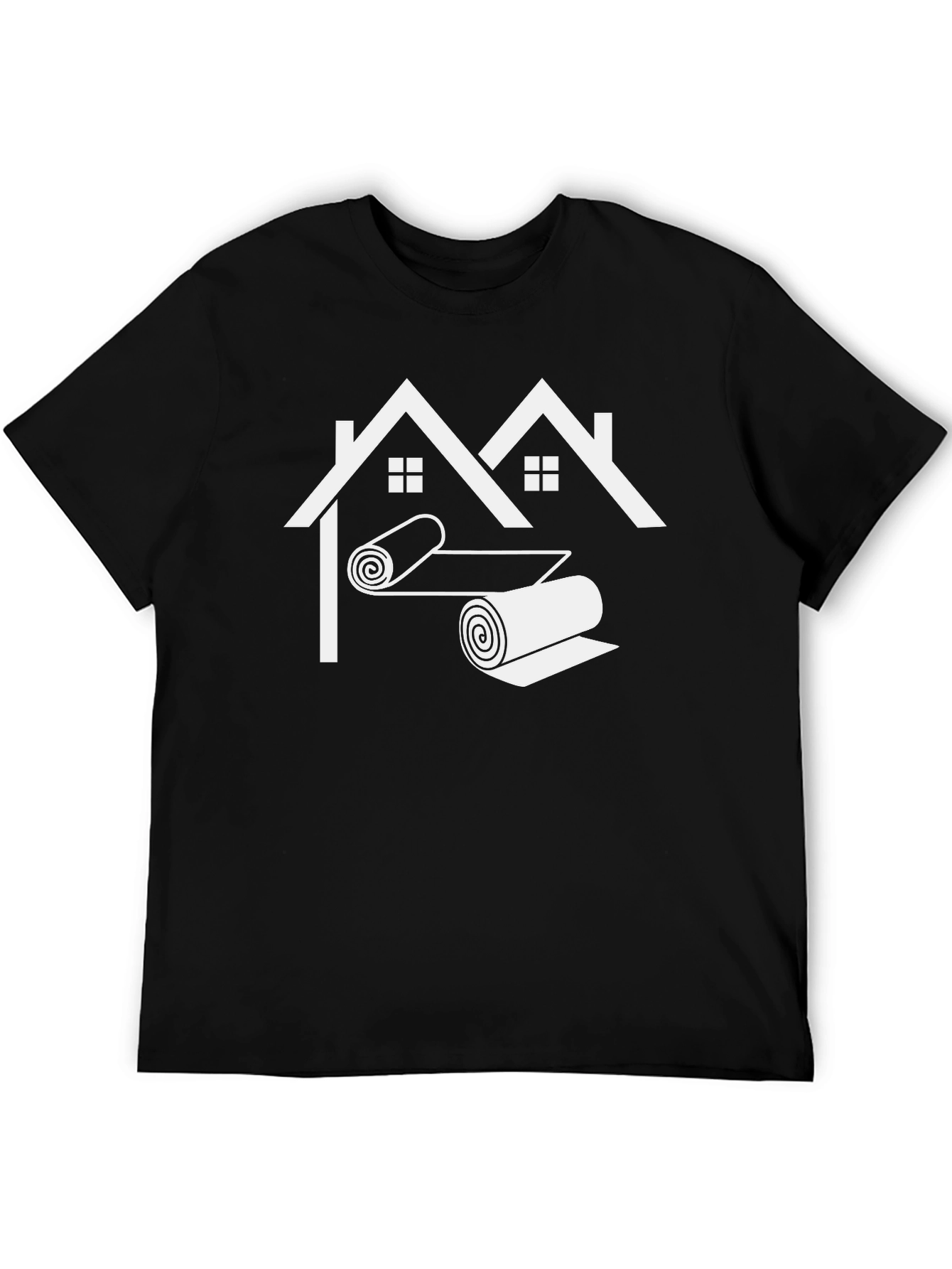 Roofer T-Shirt - Houses & Roofing Graphic Tee