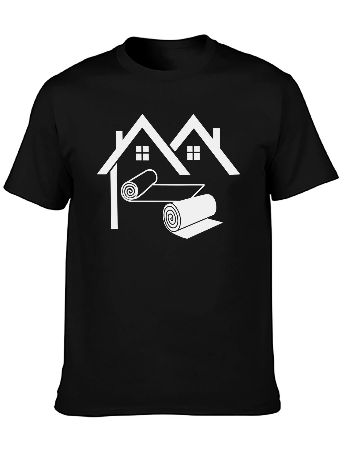Roofer T-Shirt - Houses & Roofing Graphic Tee