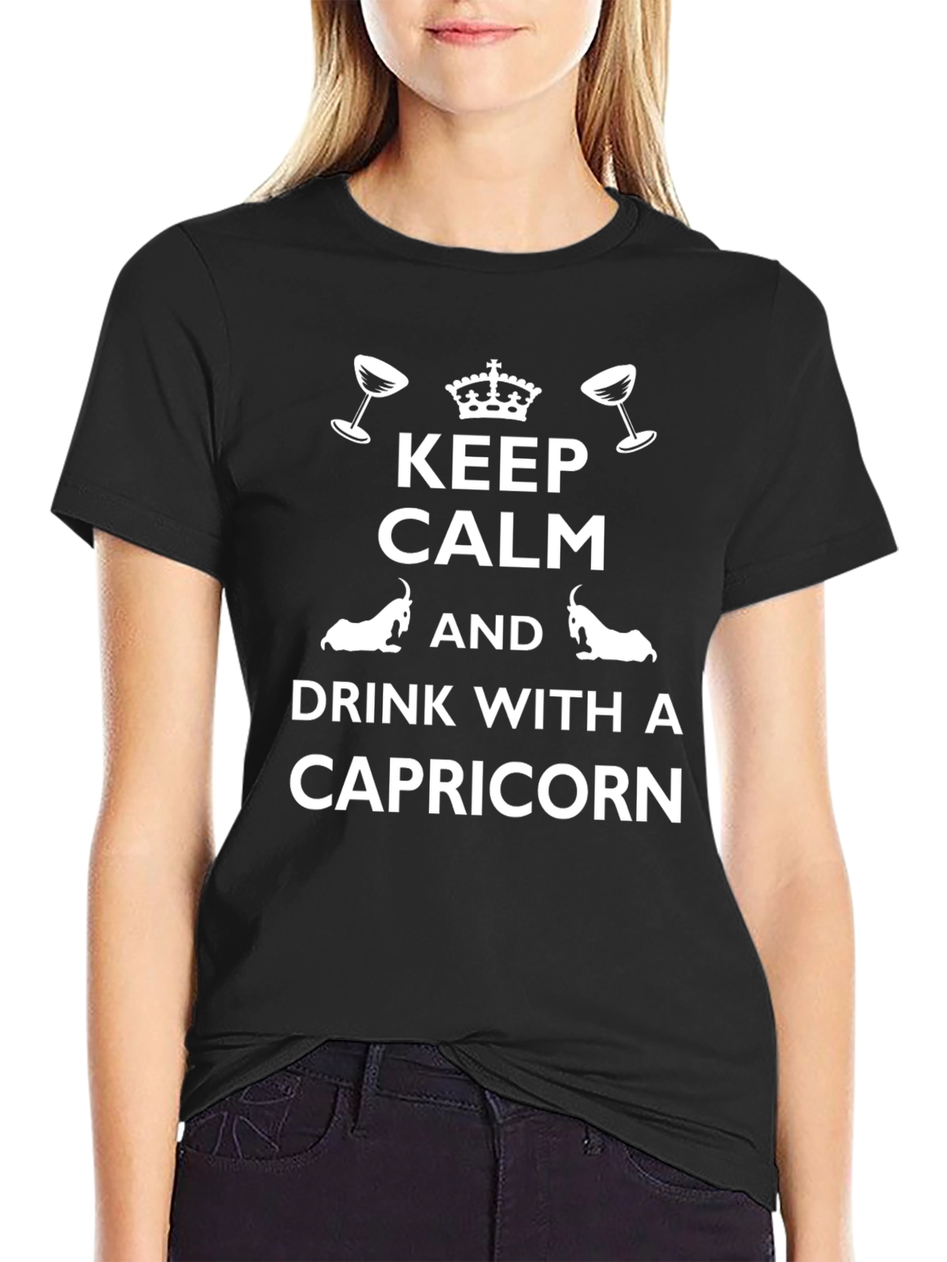 Keep Calm Capricorn Drink T-Shirt