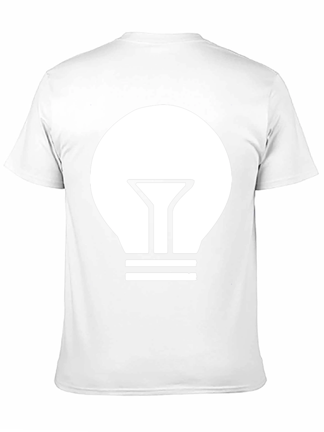 Illuminating Idea T-Shirt - Modern Black Tee