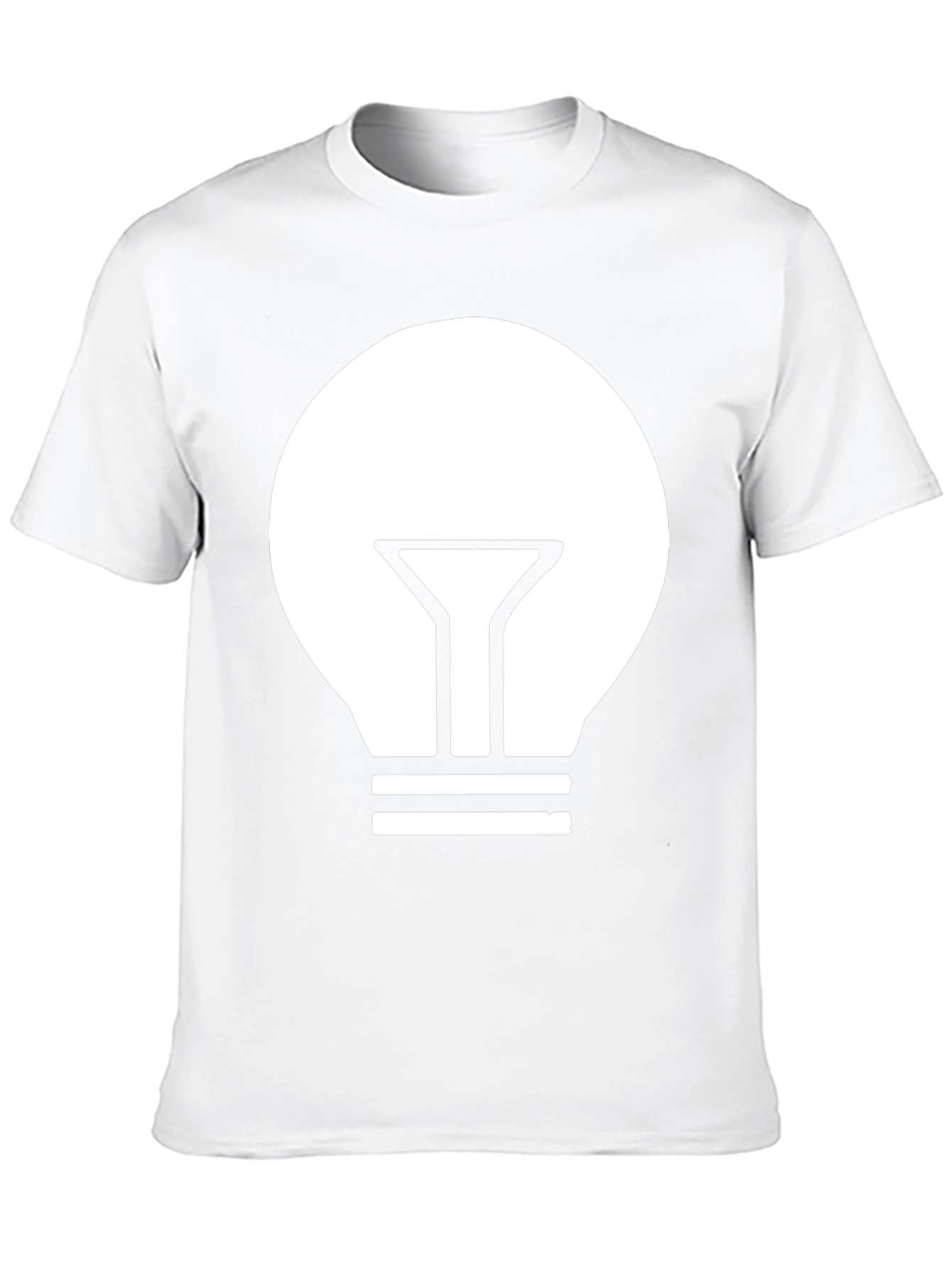 Illuminating Idea T-Shirt - Modern Black Tee