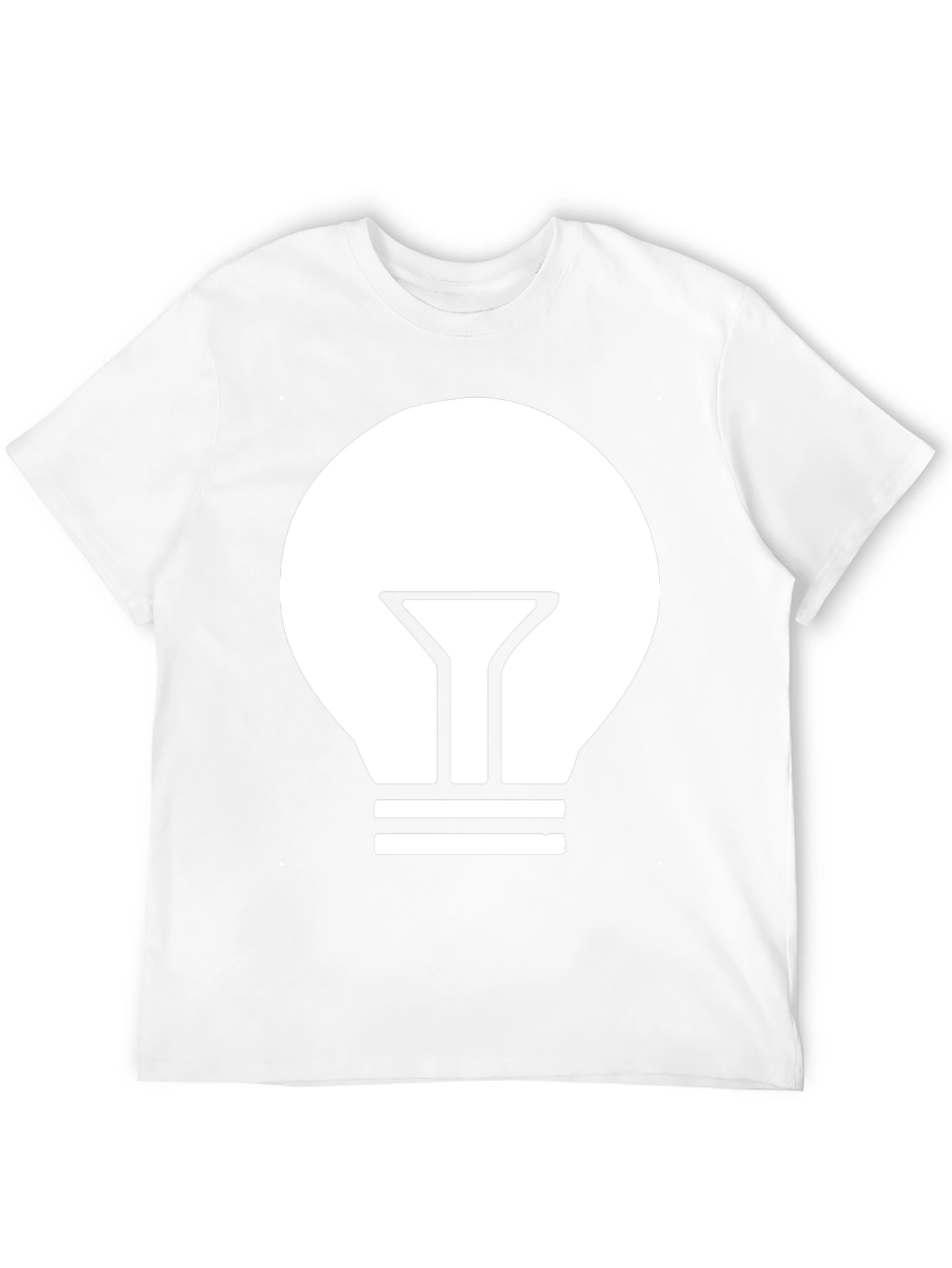 Illuminating Idea T-Shirt - Modern Black Tee