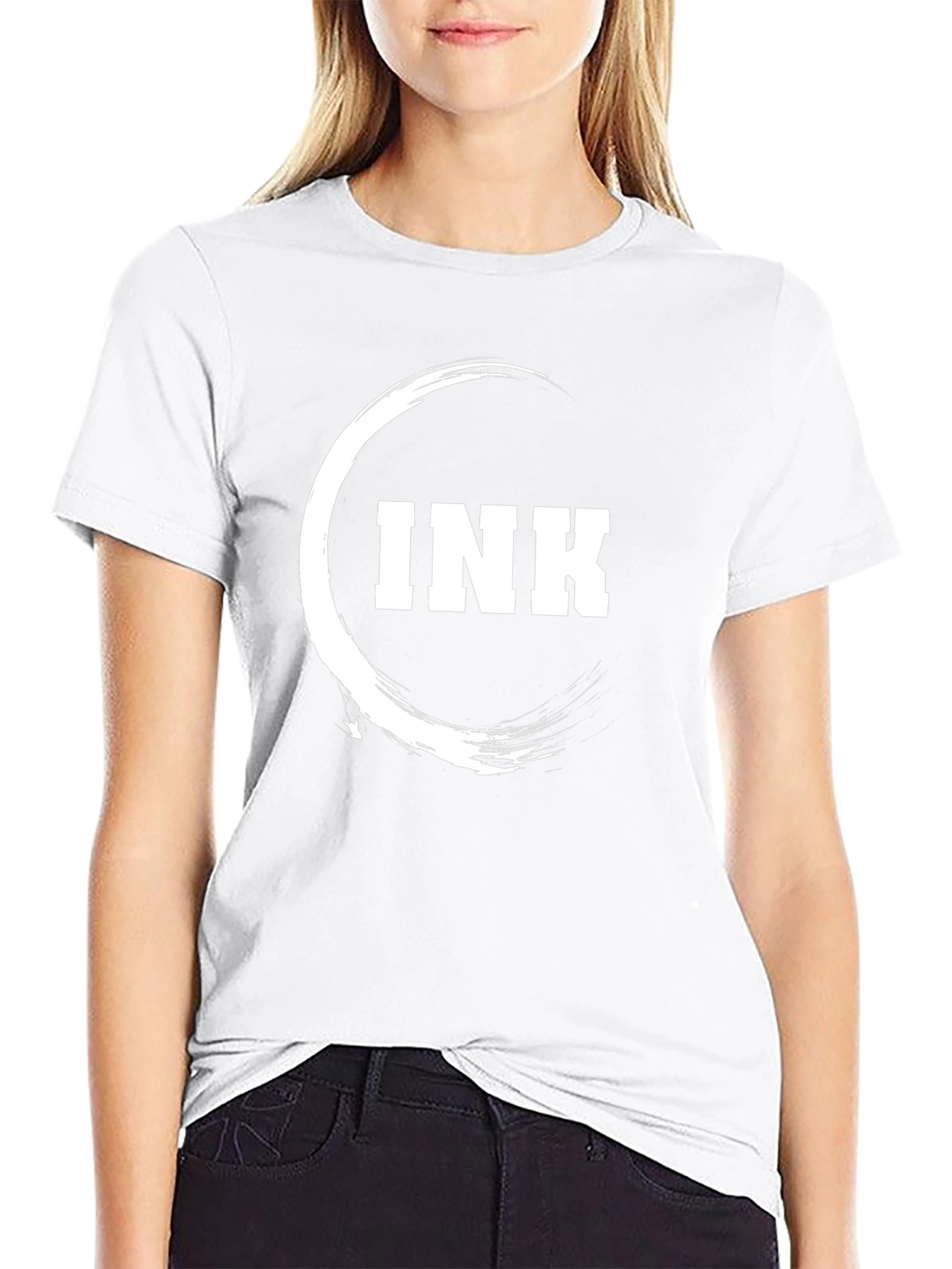 INK Graphic Tee - Modern Artistic Design