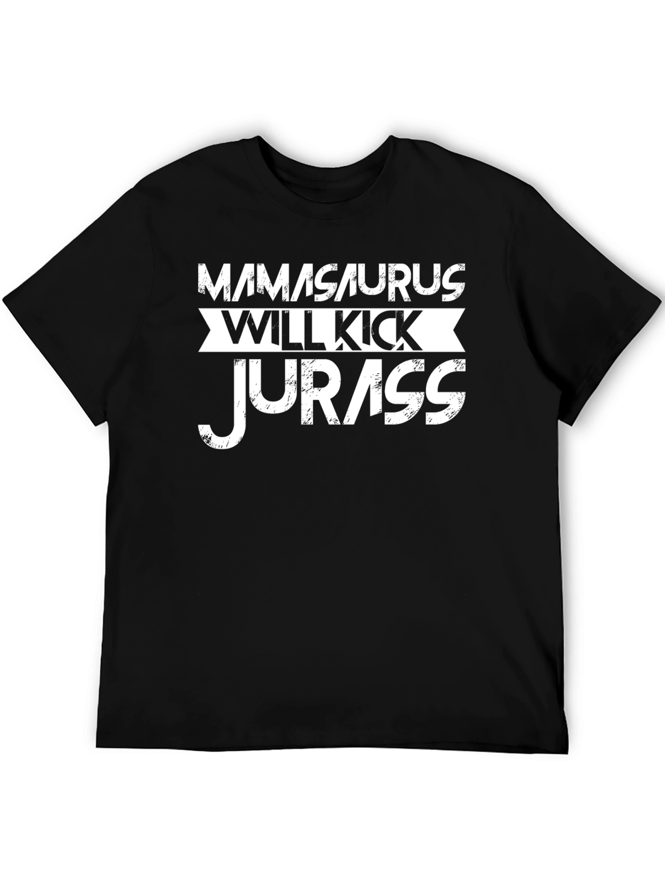 Mamasaurus Will Kick Jurass T-Shirt - Novelty Graphic Tee
