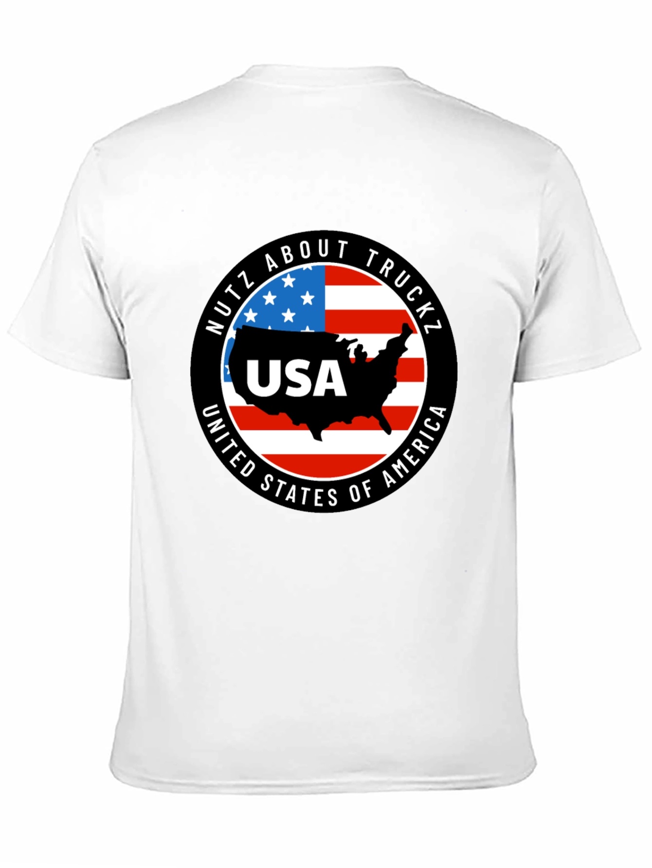USA Truck T-Shirt: Nutz About Truckz - Patriotic Pride!