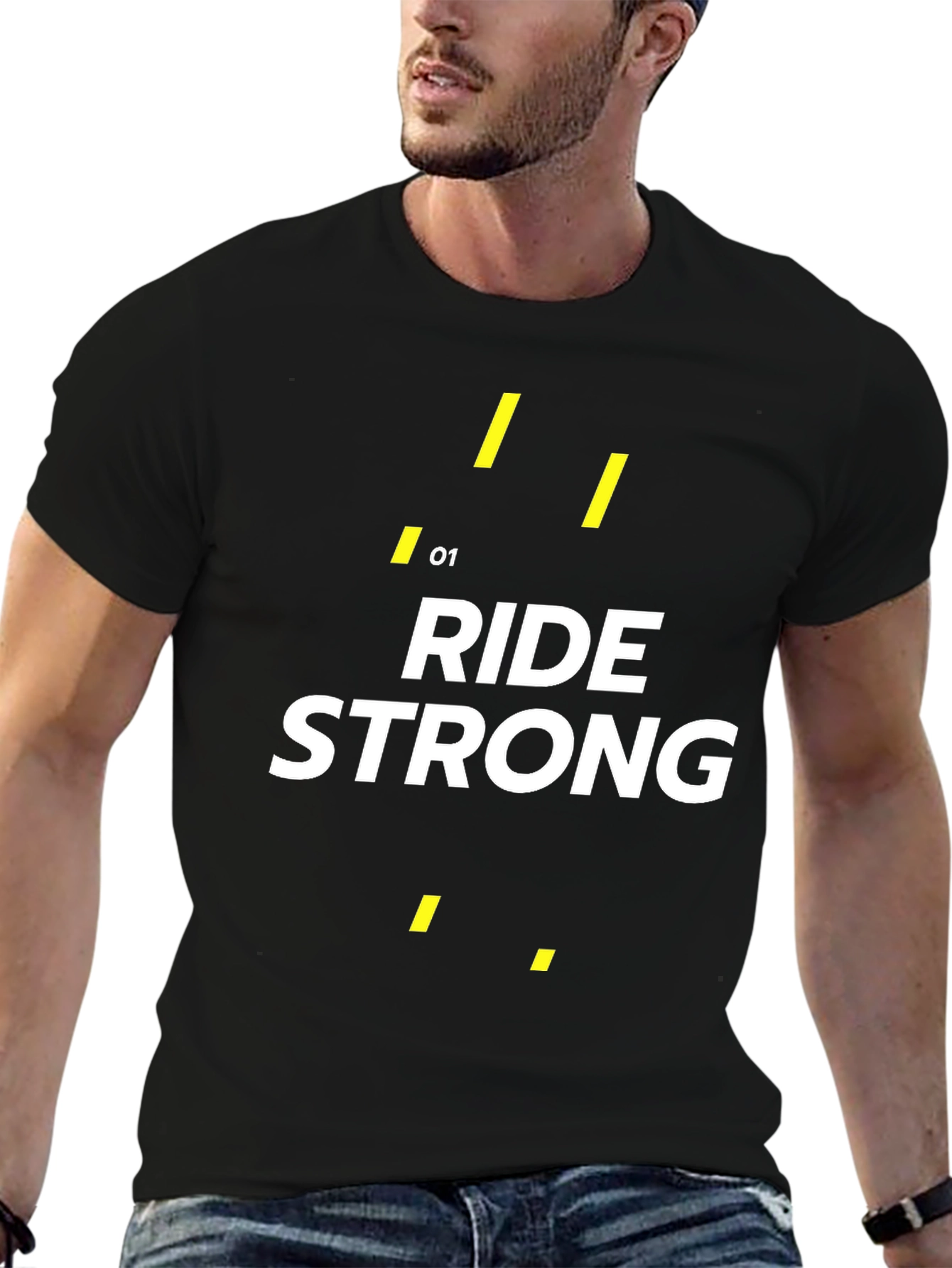 Ride Strong Graphic Tee - Black