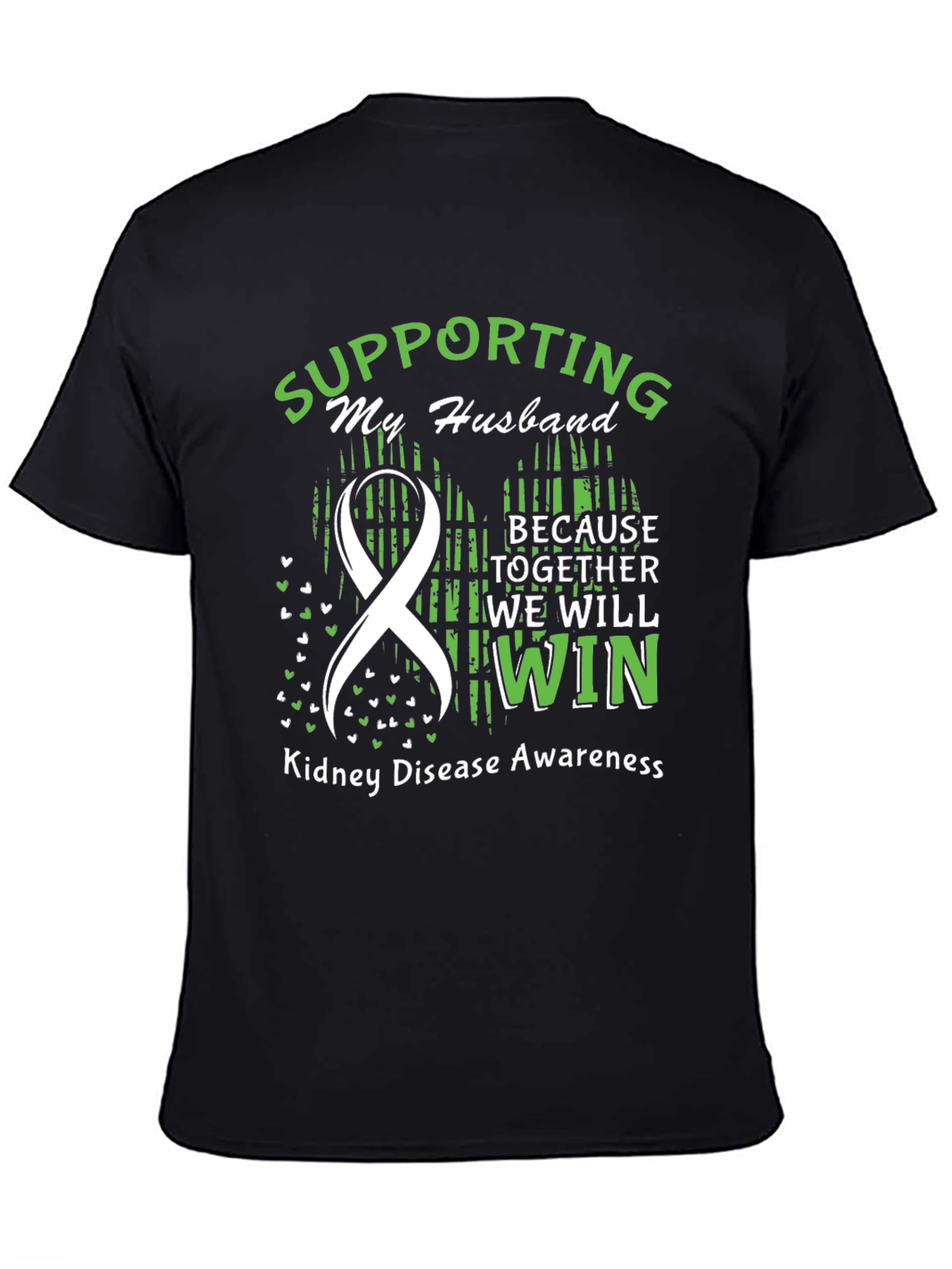 Husband Kidney Disease Awareness Support T-Shirt